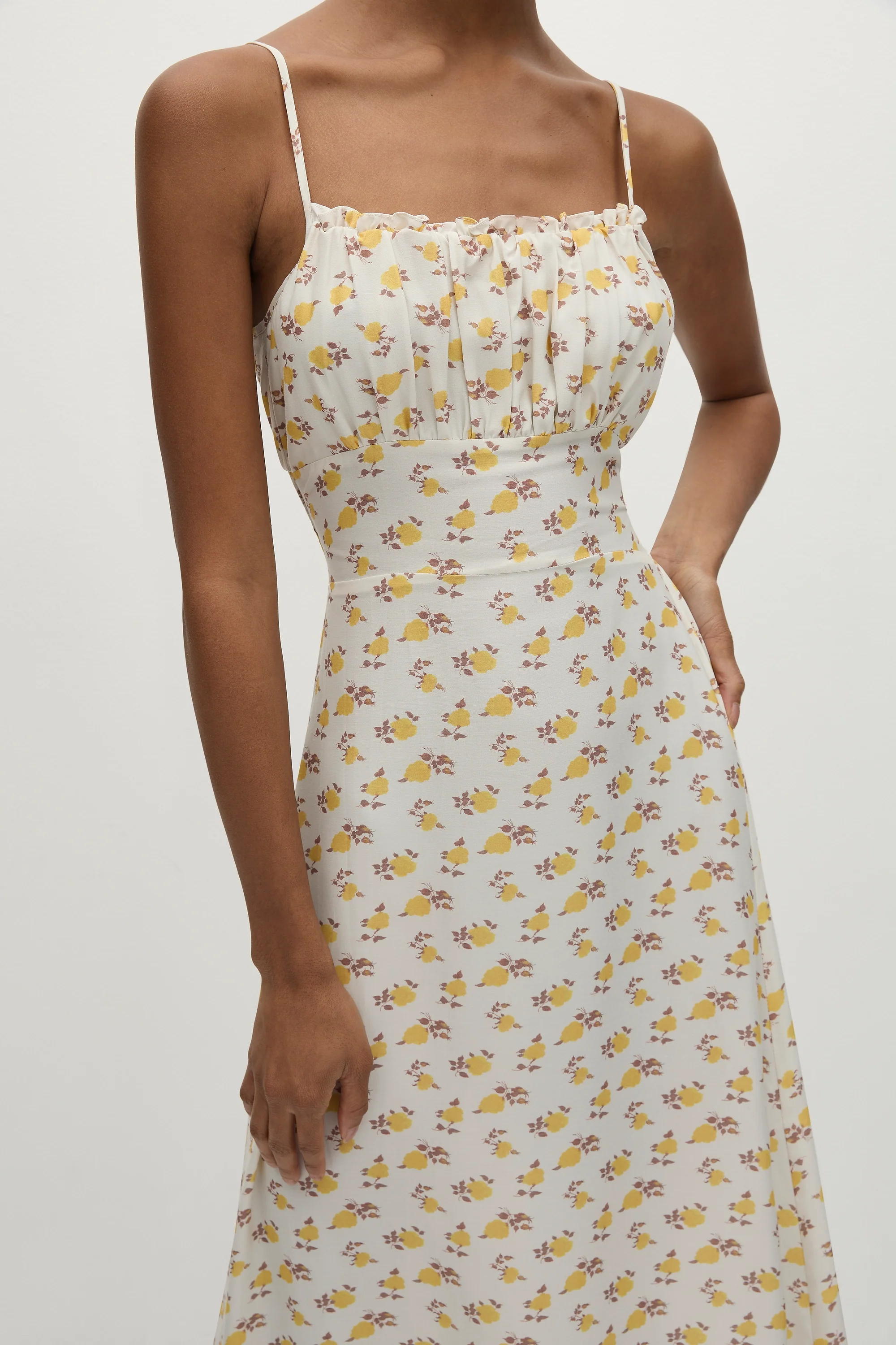 Phaedra Midi Dress Hazy Rose Canary - Final Sale - Image 2