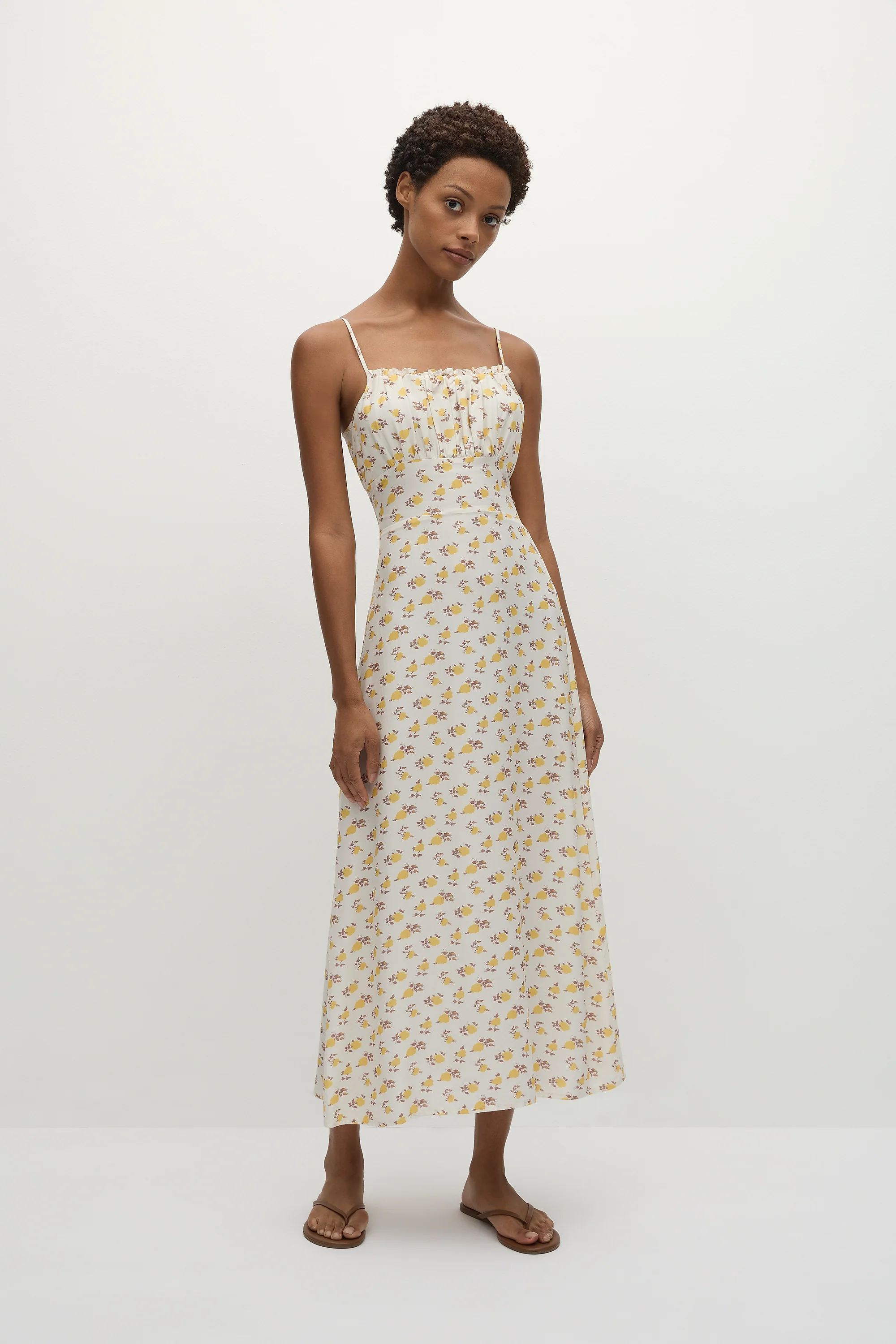 Phaedra Midi Dress Hazy Rose Canary - Final Sale - Image 3