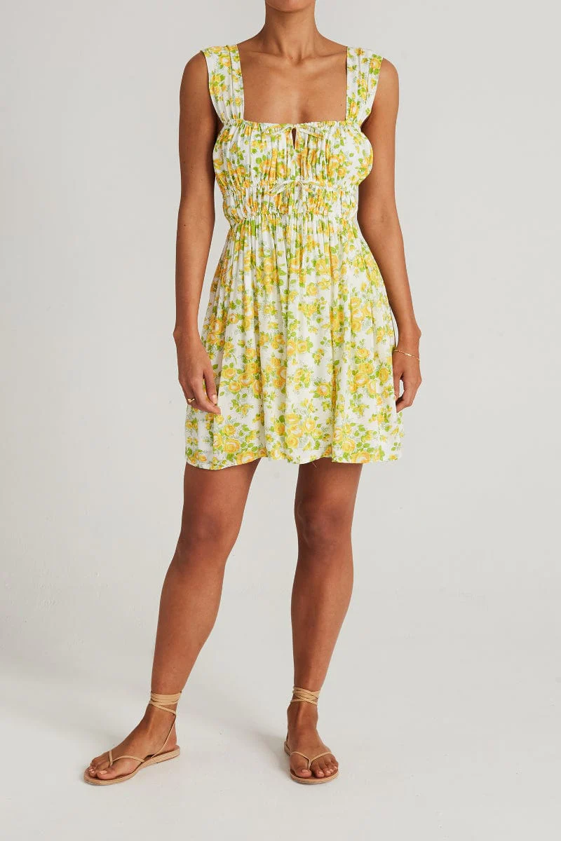 Praia Mini Dress Morello Floral Print - Final Sale - Image 2