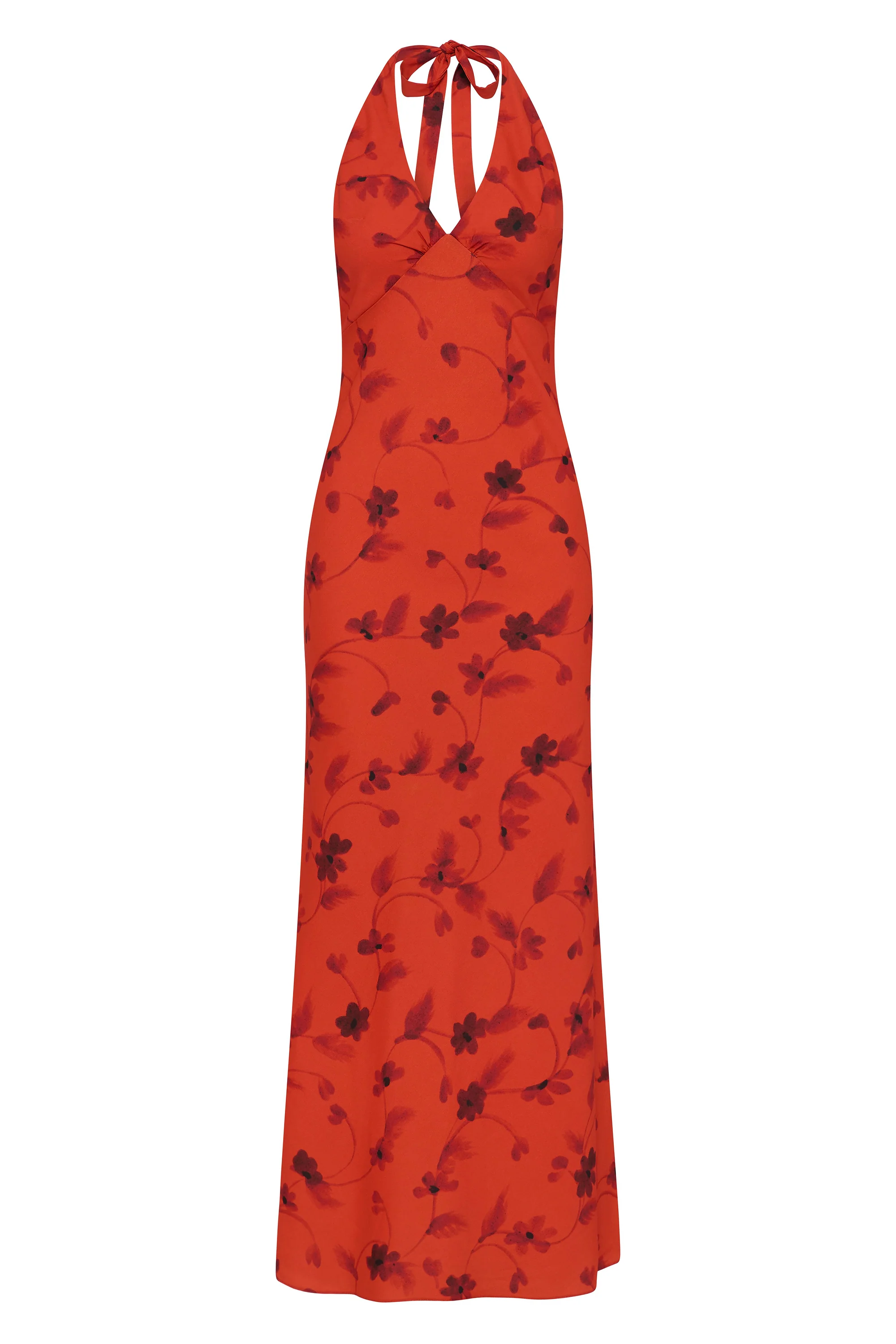 Rosa Maxi Dress Pirazzo Floral Rosso - Image 6