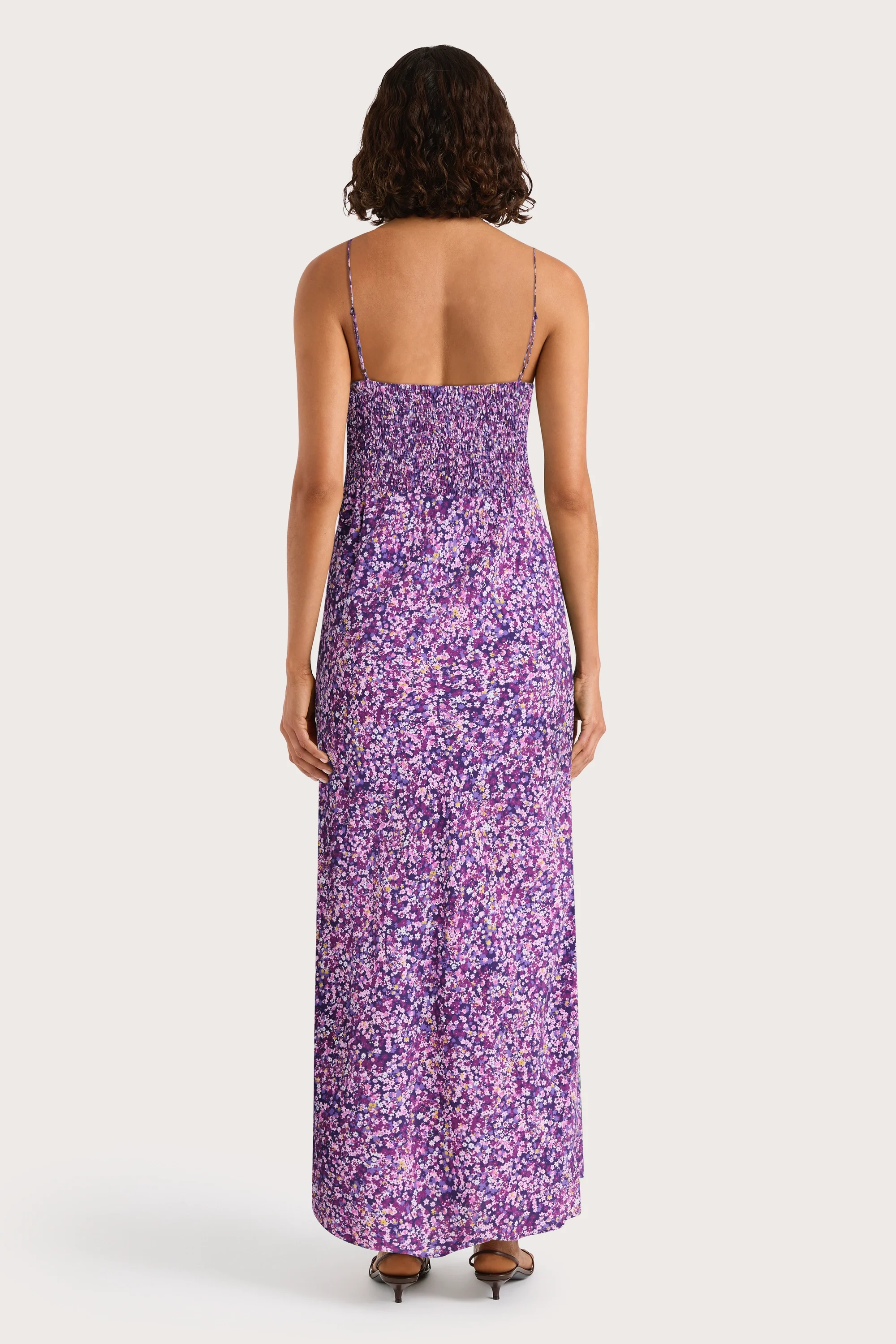 Rosas Midi Dress Meander Micro Purple - Final Sale - Image 4