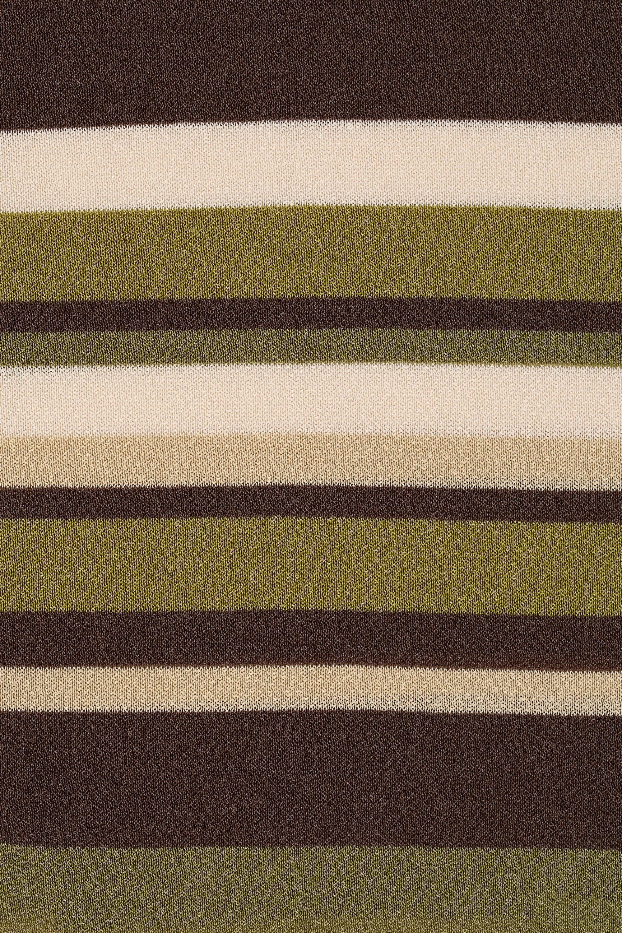 Sable Polo Shirt Espresso Pine Stripe - Final Sale - Image 10