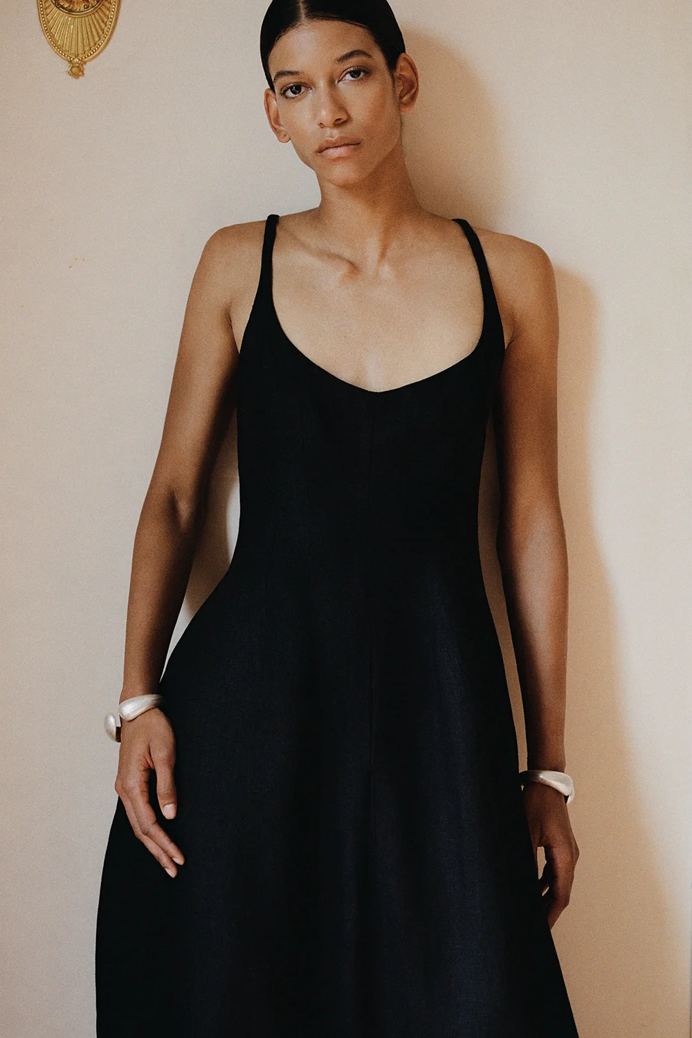 Sanne Midi Dress Black - Final Sale - Image 2