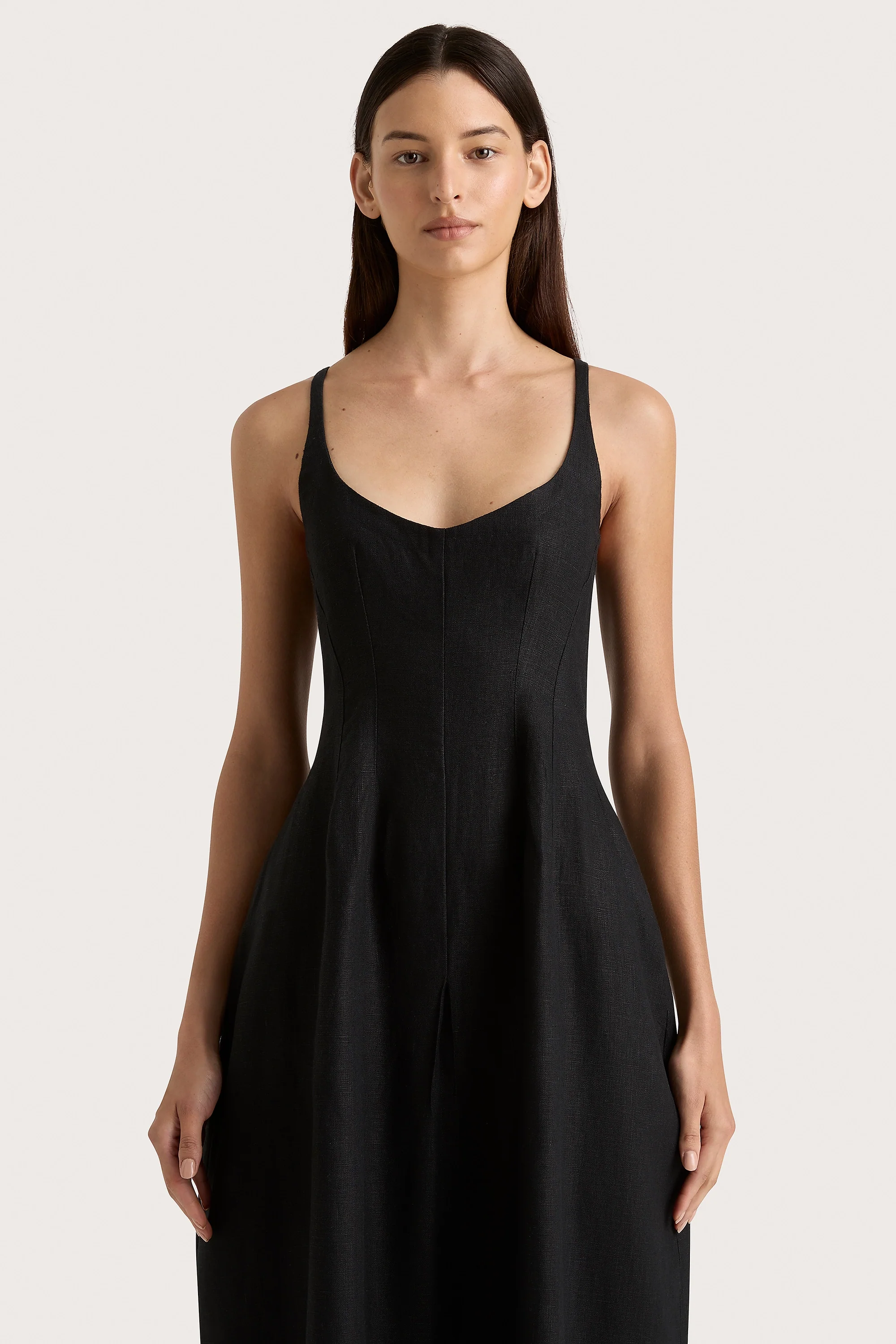 Sanne Midi Dress Black - Final Sale - Image 3