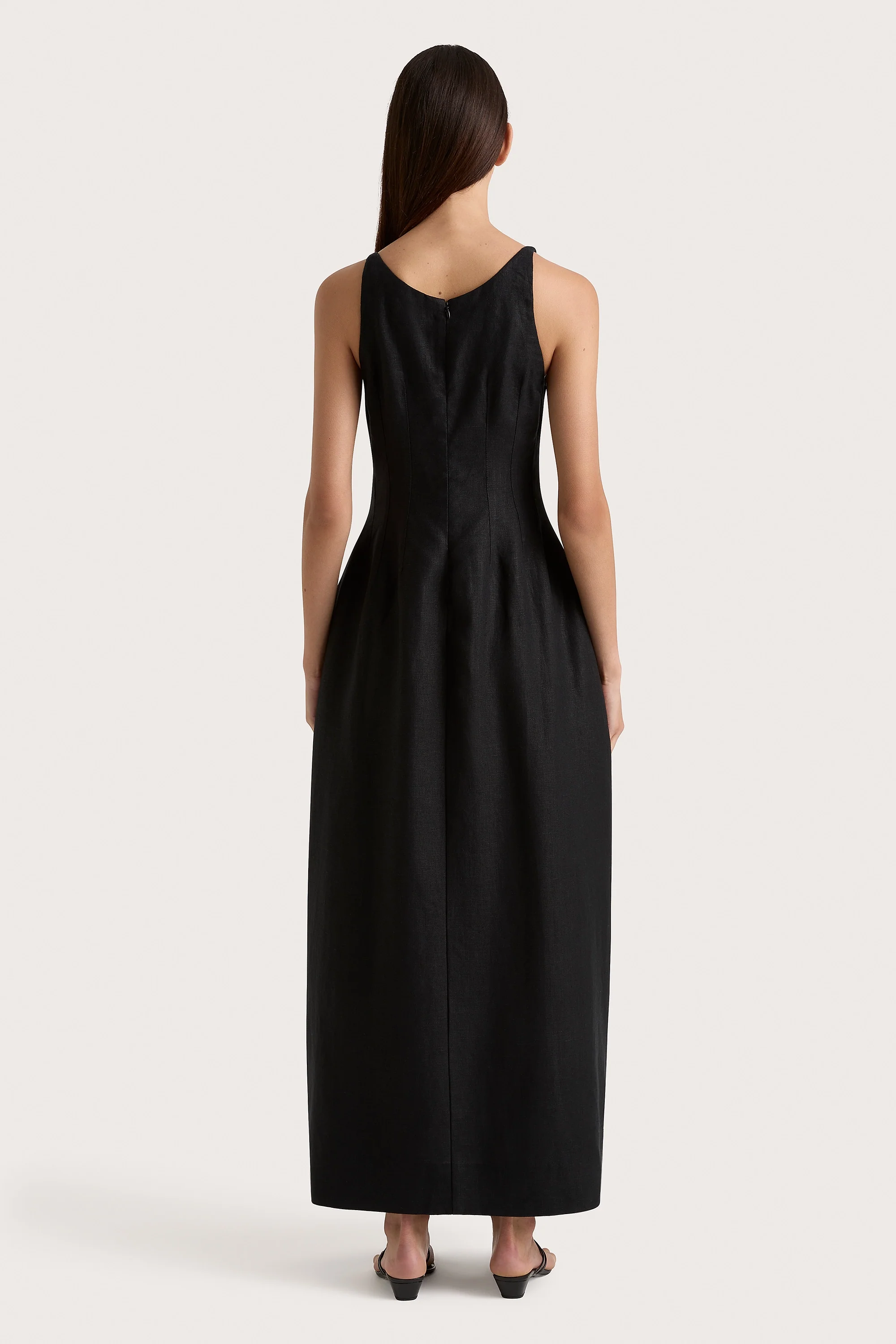 Sanne Midi Dress Black - Final Sale - Image 5