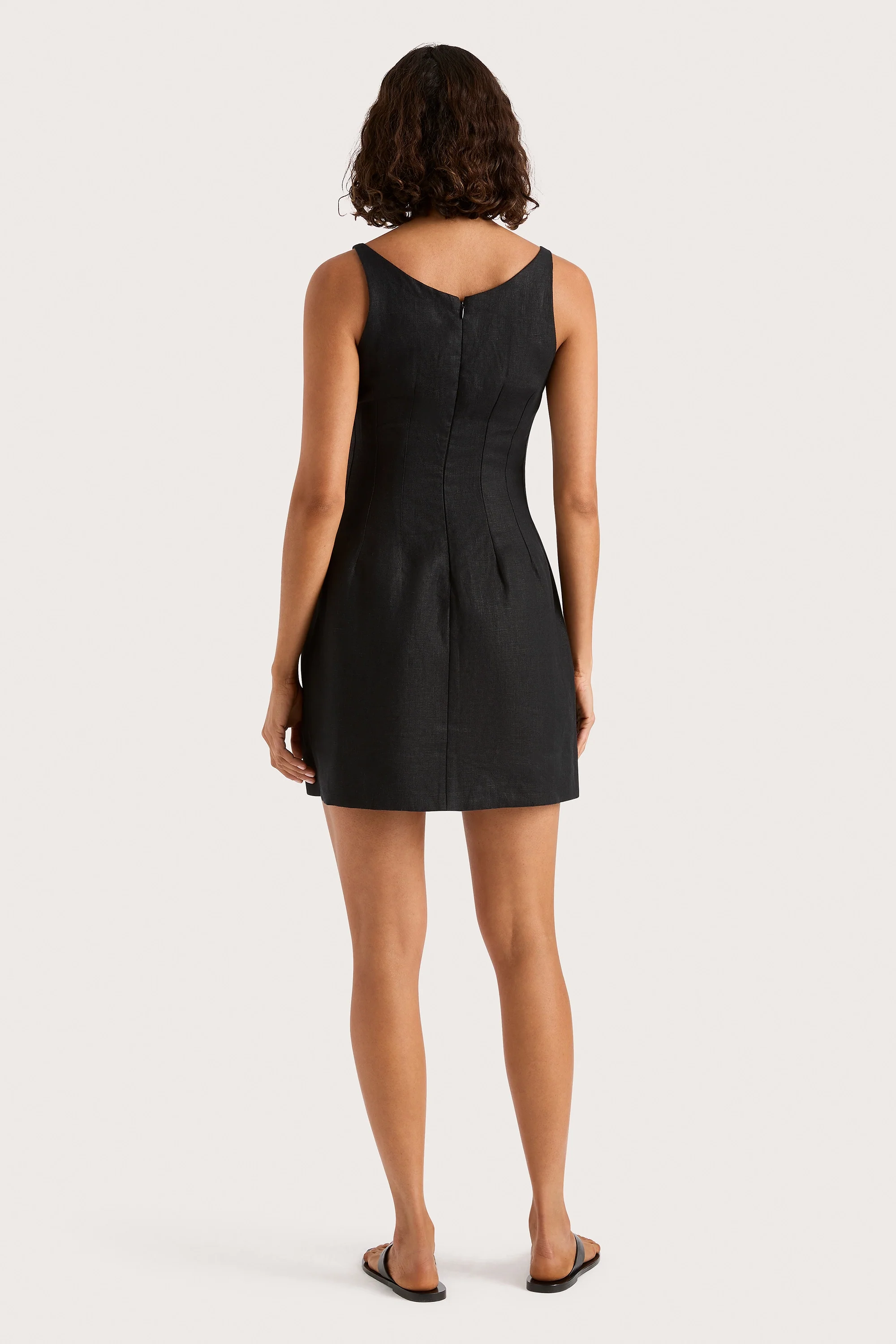Sanne Mini Dress Black - Final Sale - Image 6