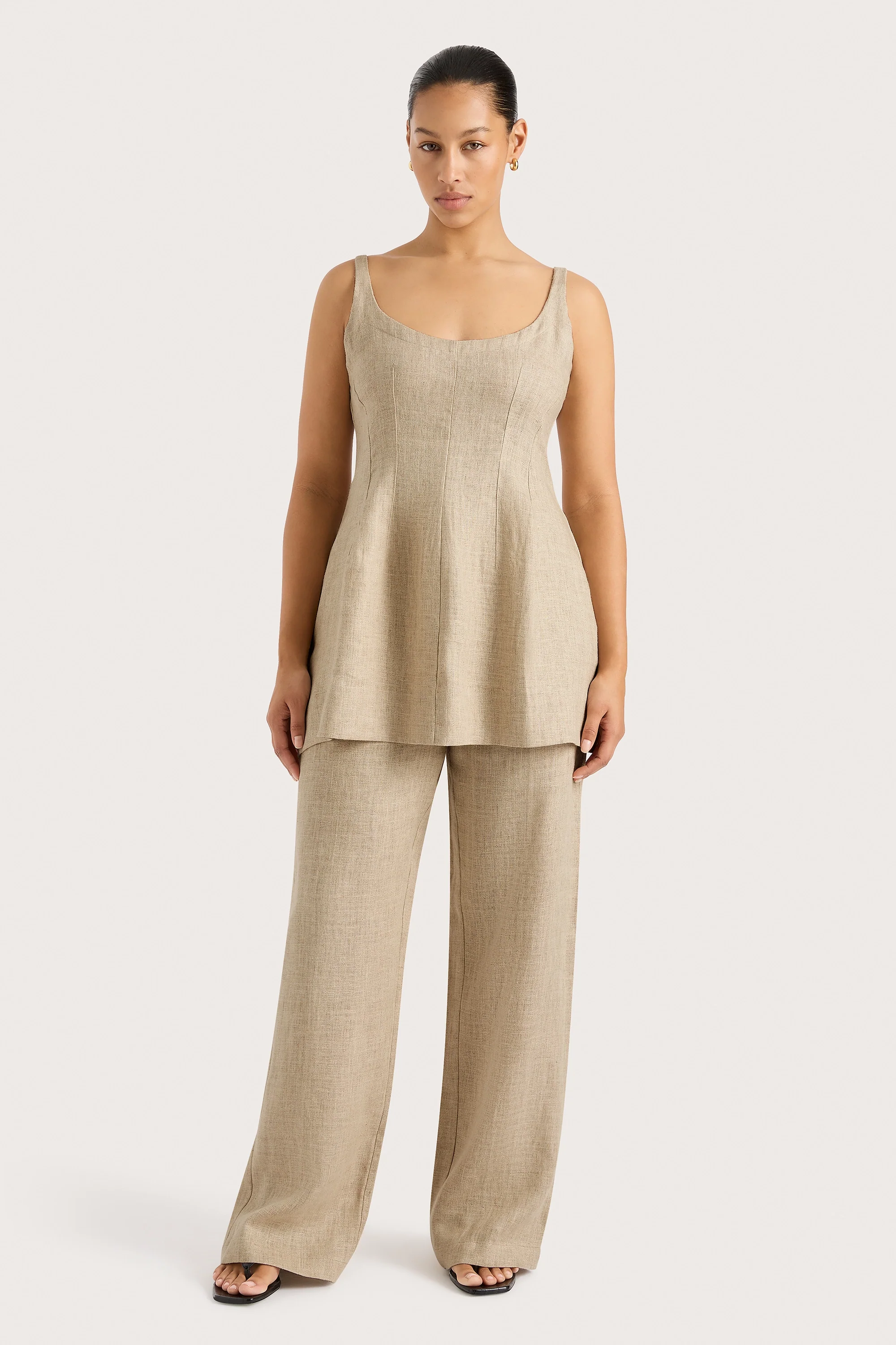 Sanne Top Oatmeal - Final Sale - Image 5