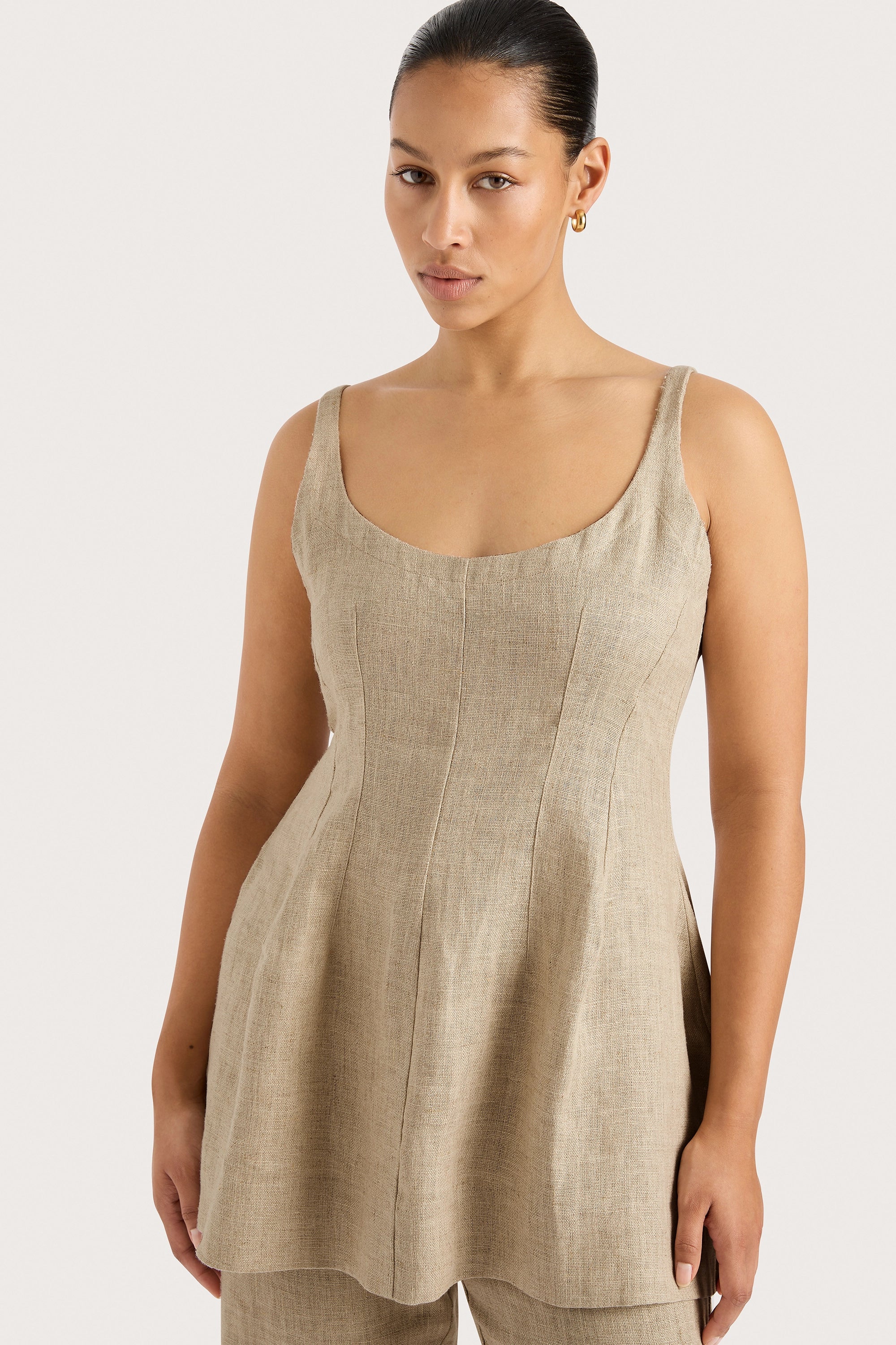 Sanne Top Oatmeal - Final Sale - Image 6