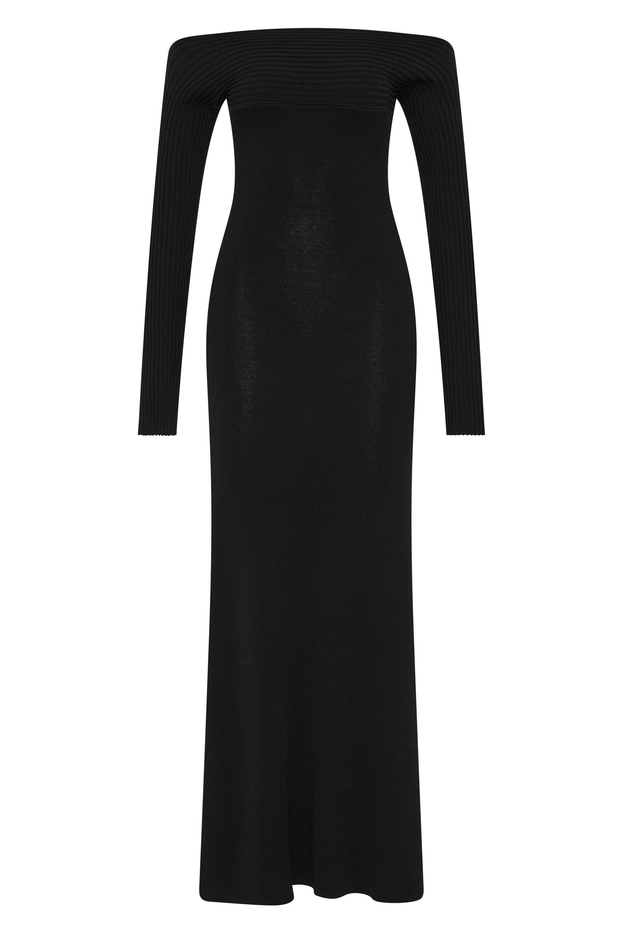 Selene Knit Maxi Dress Black - Final Sale - Image 6