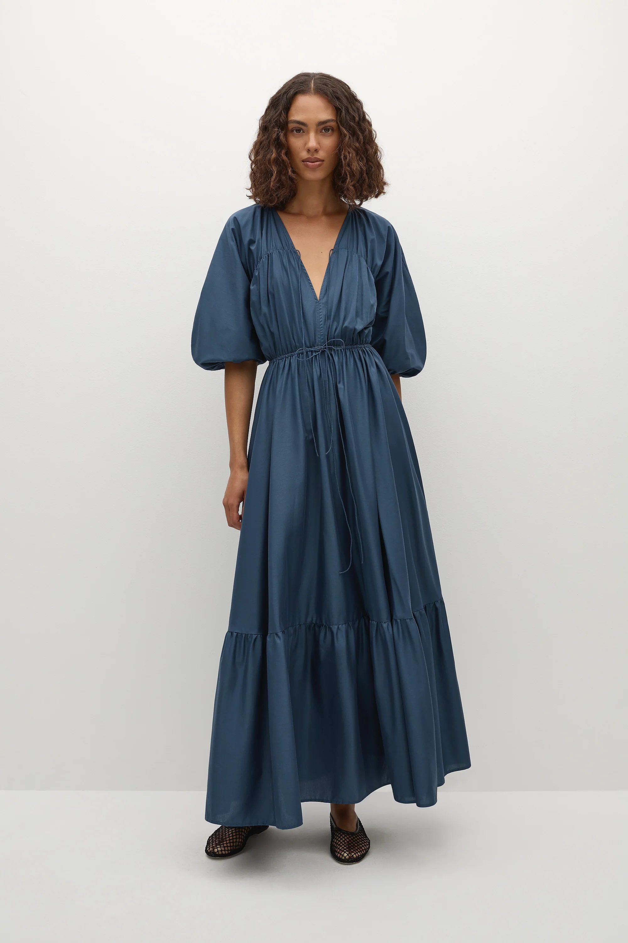 Sigrid Maxi Dress Vintage Navy - Final Sale