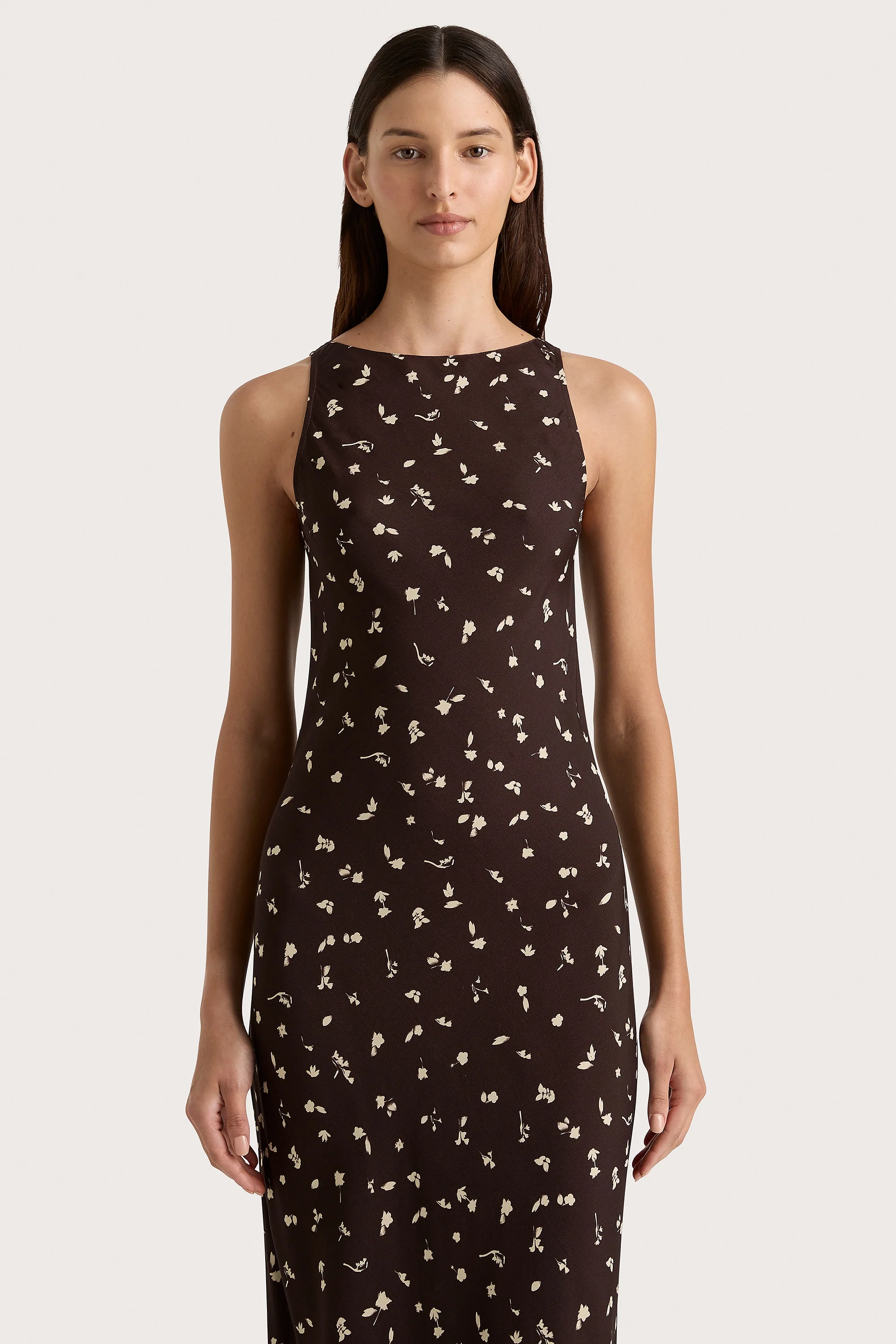 Silya Maxi Dress Clover Brown - Final Sale - Image 2