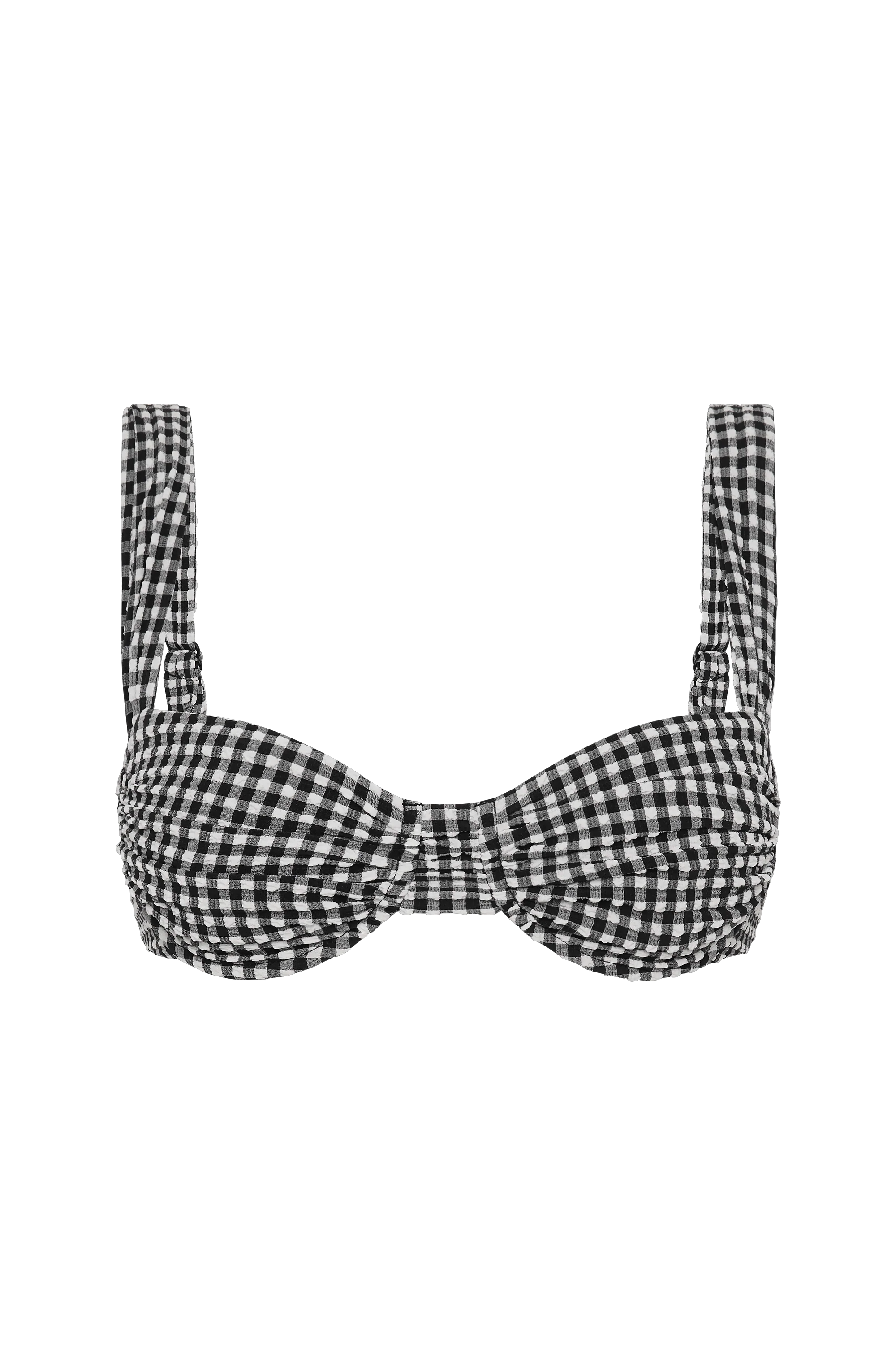 Sol Bikini Top Seersucker Gingham - Image 6