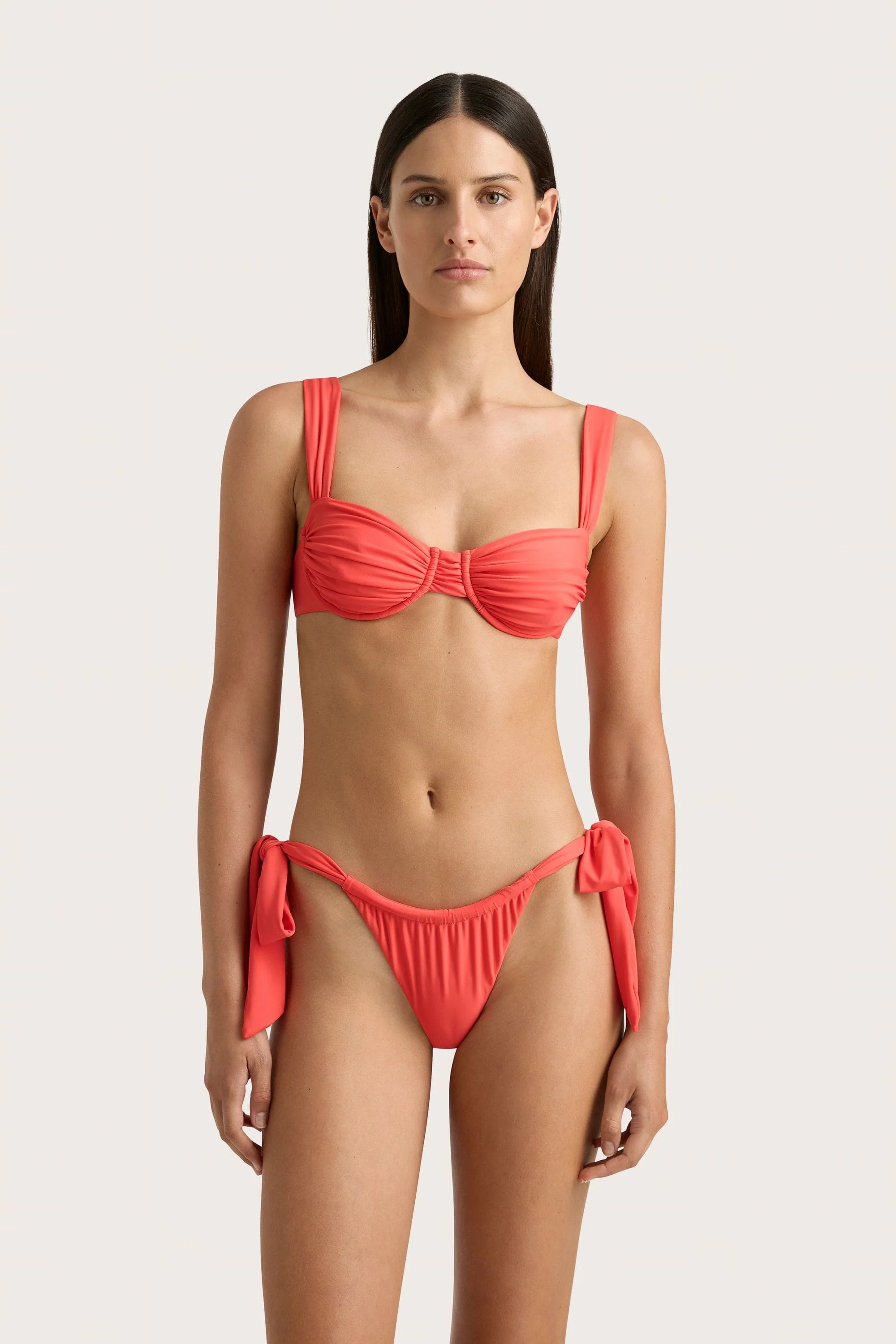 Sol Bikini Top Vermillion - Final Sale - Image 3