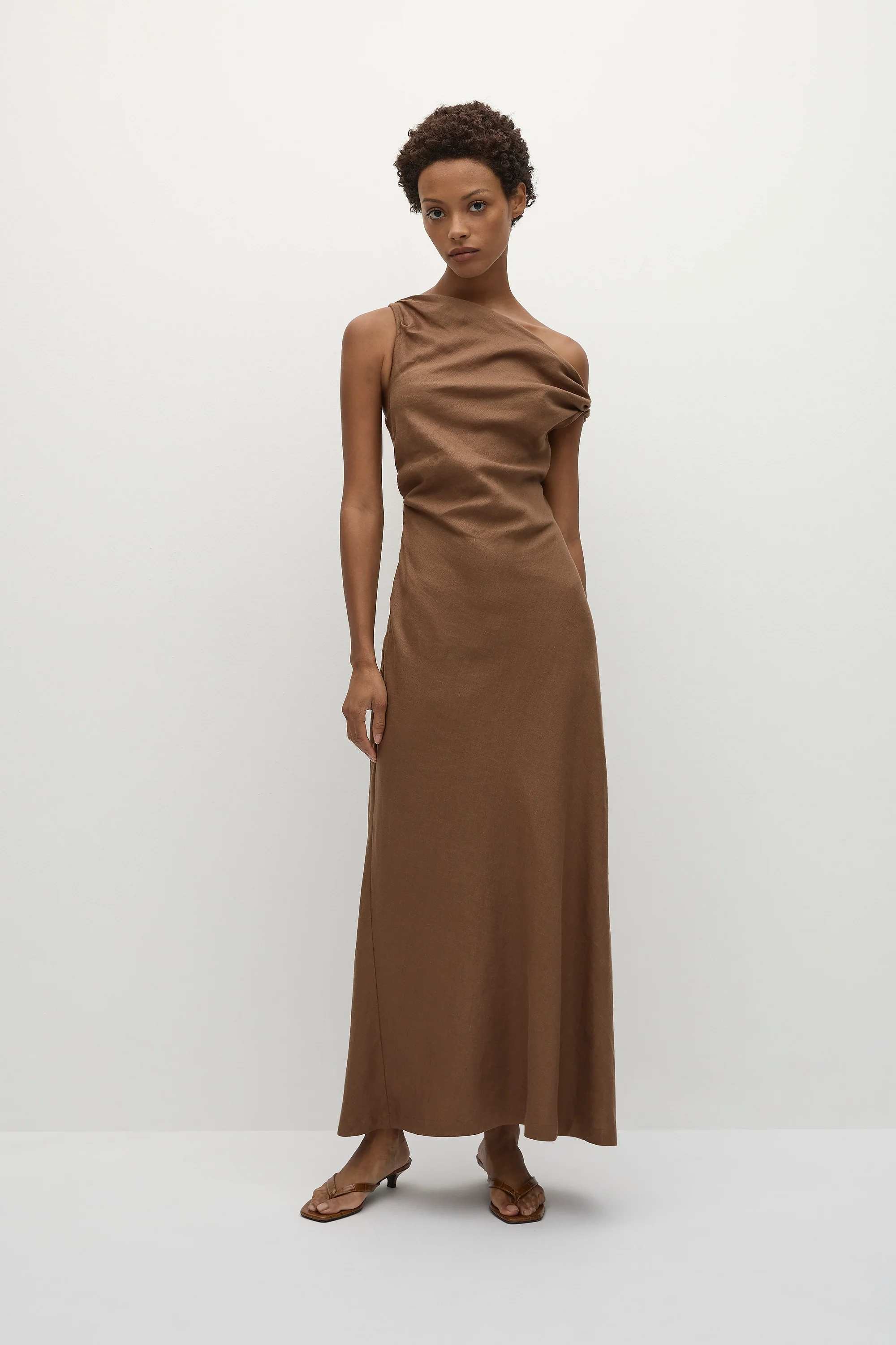 Suis Midi Dress Clay - Final Sale