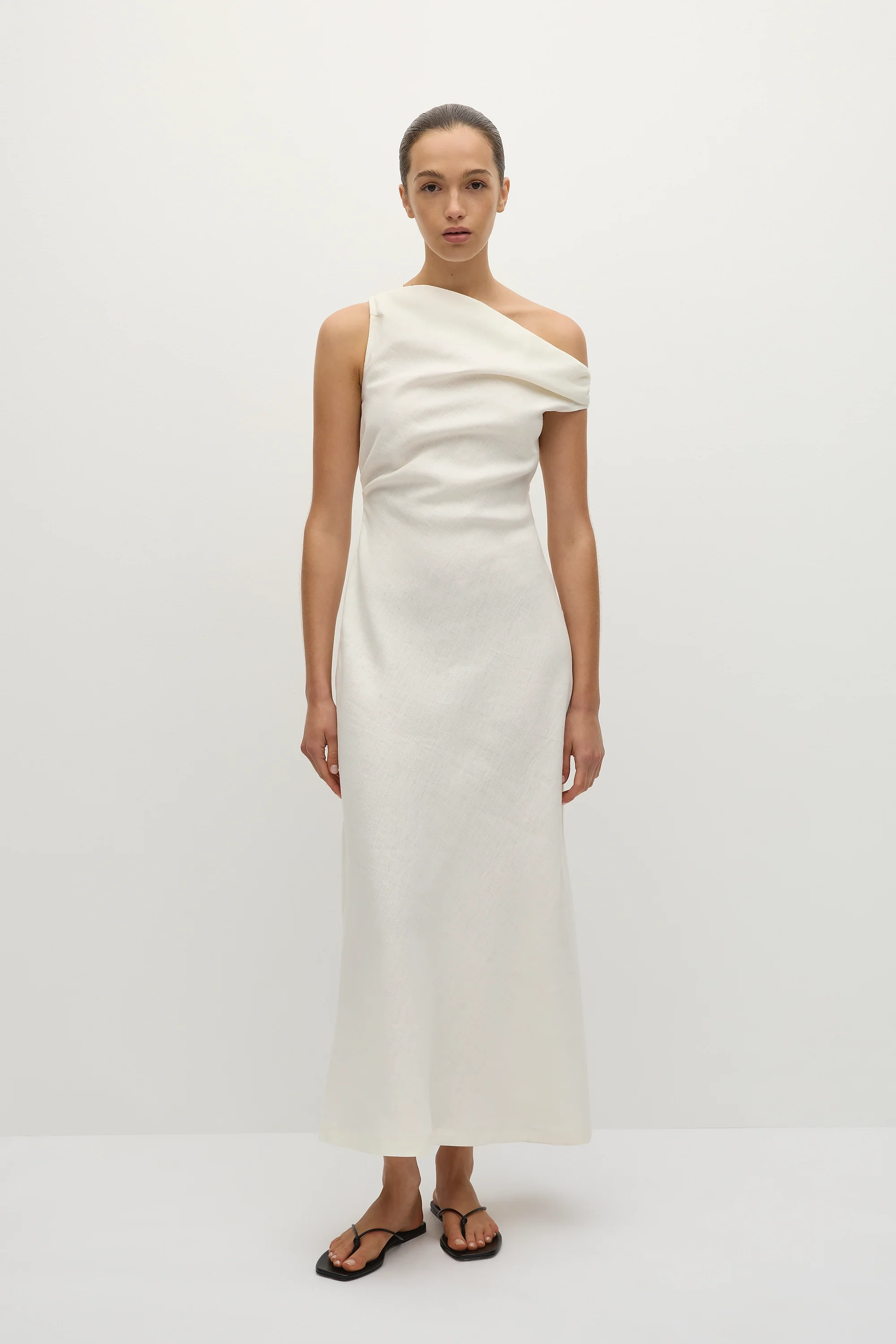 Suis Midi Dress White - Final Sale