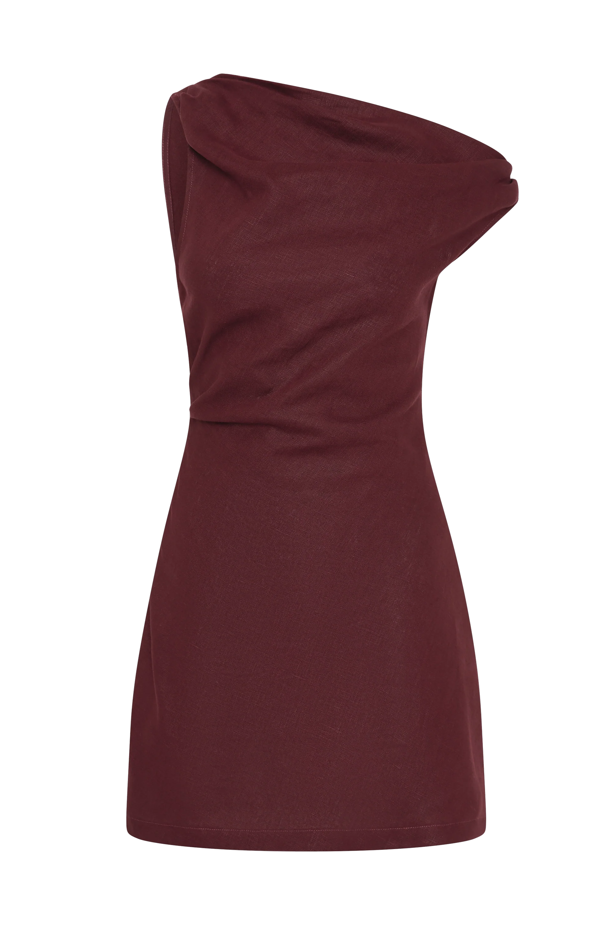 Suis Mini Dress Bordeaux - Final Sale - Image 6