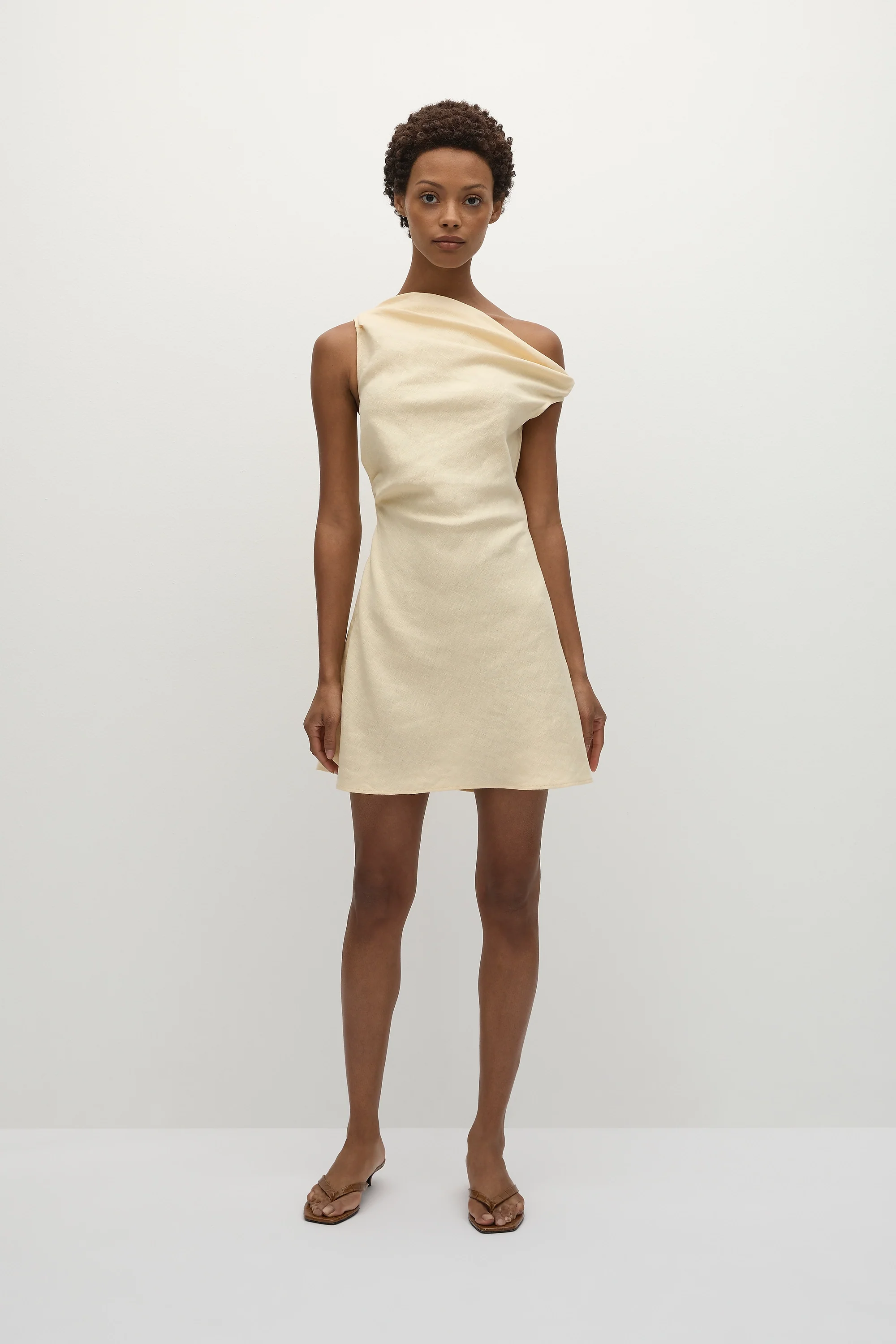 Suis Mini Dress Butter - Final Sale