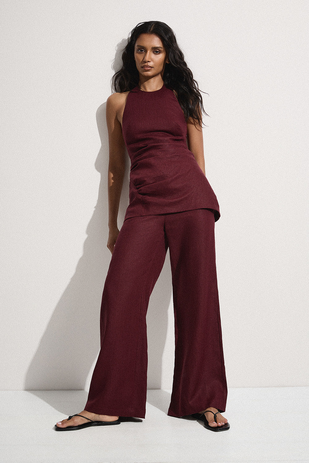 Syna Pant Bordeaux - Final Sale - Image 3