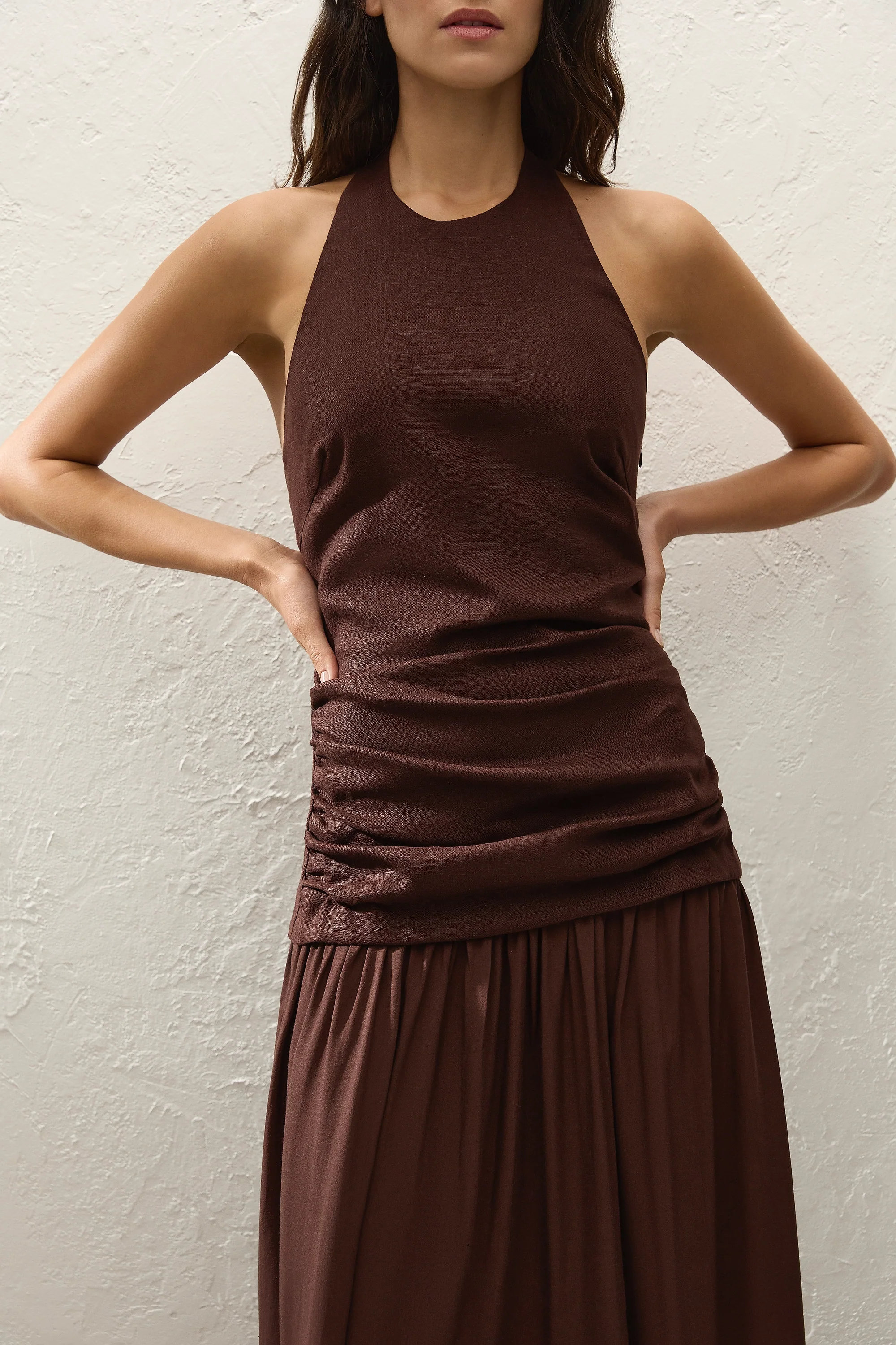 Tali Maxi Dress Carob - Image 3