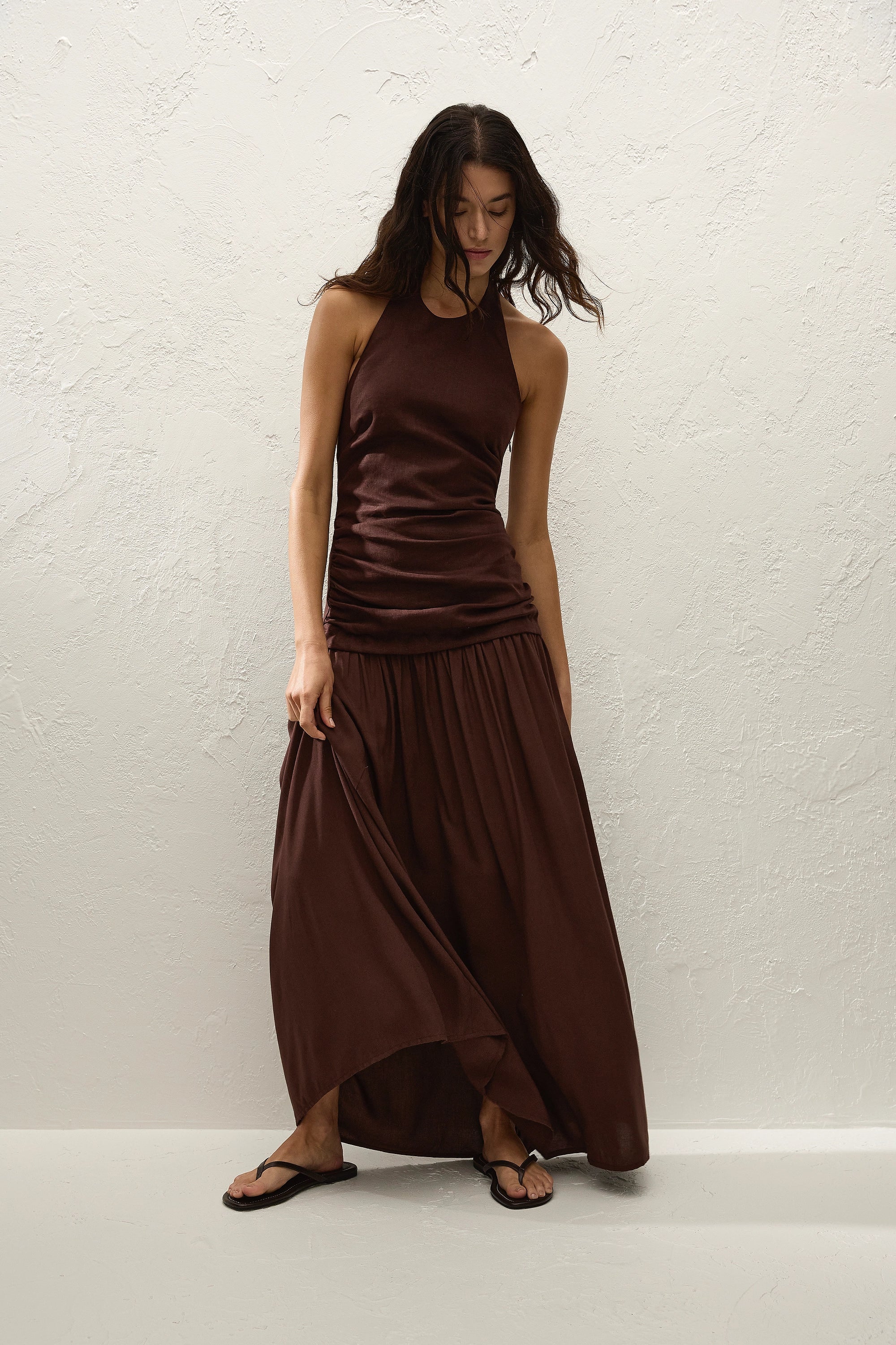 Tali Maxi Dress Carob - Image 6