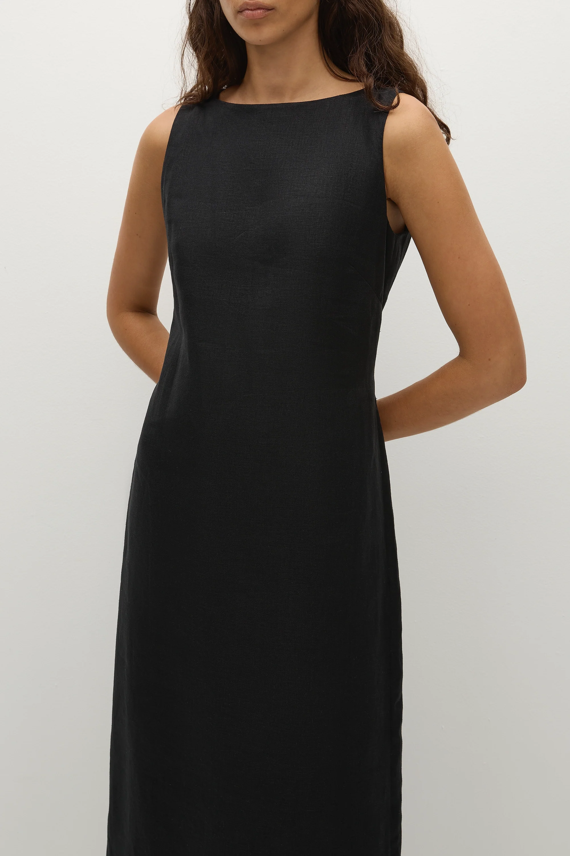 Taylor Midi Dress Black - Image 2