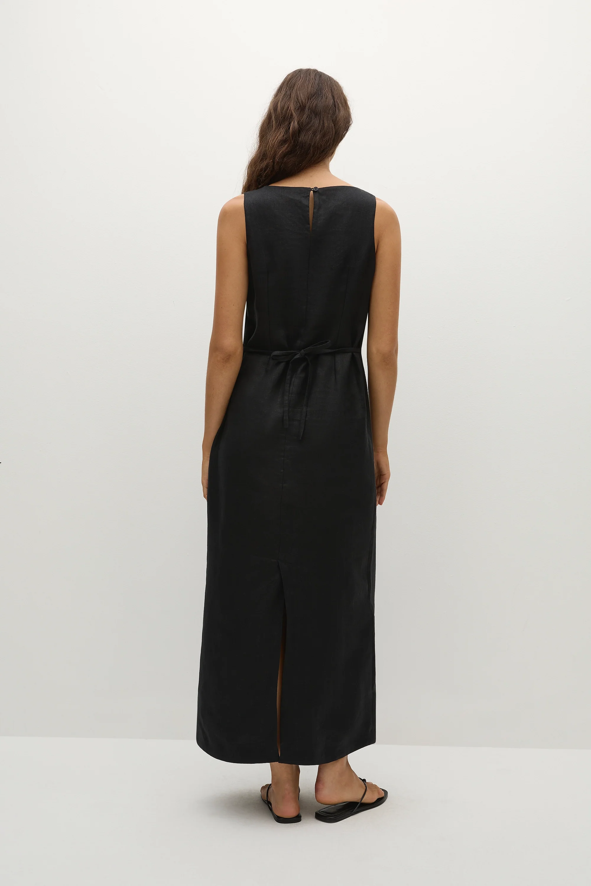 Taylor Midi Dress Black - Image 4