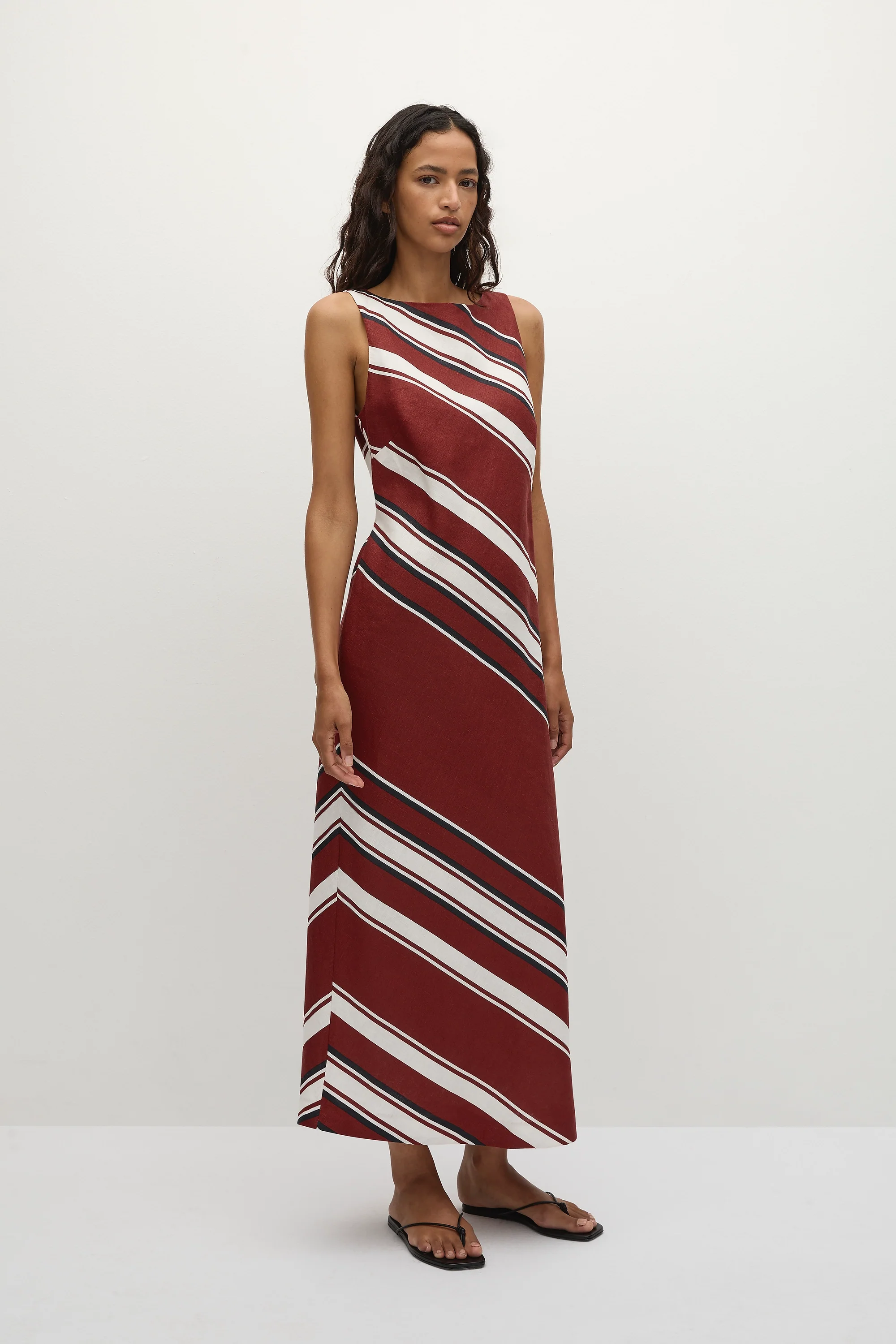 Taylor Midi Dress Hydra Stripe - Final Sale - Image 3