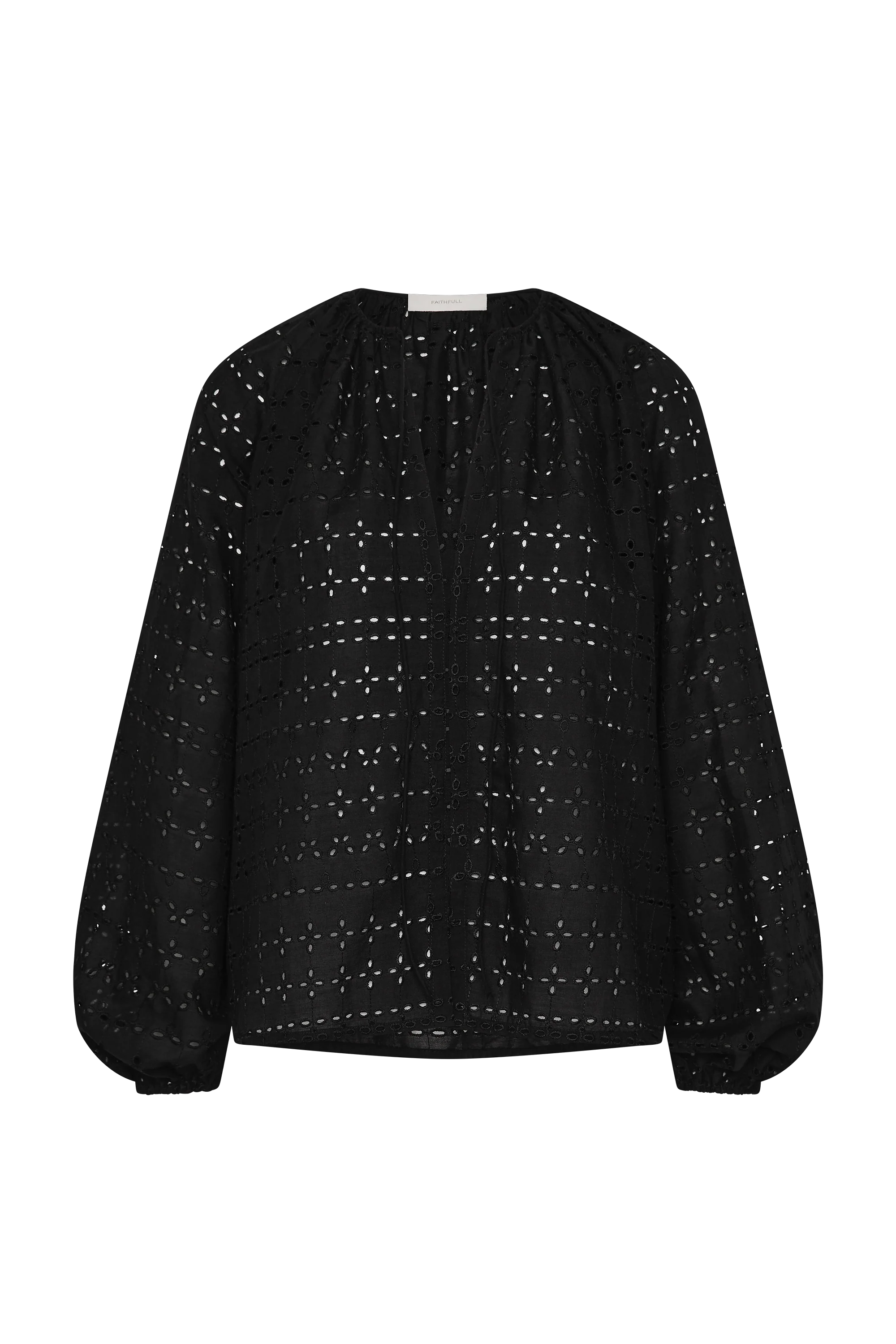 Thora Blouse Agnes Broderie Anglaise Black - Final Sale - Image 7
