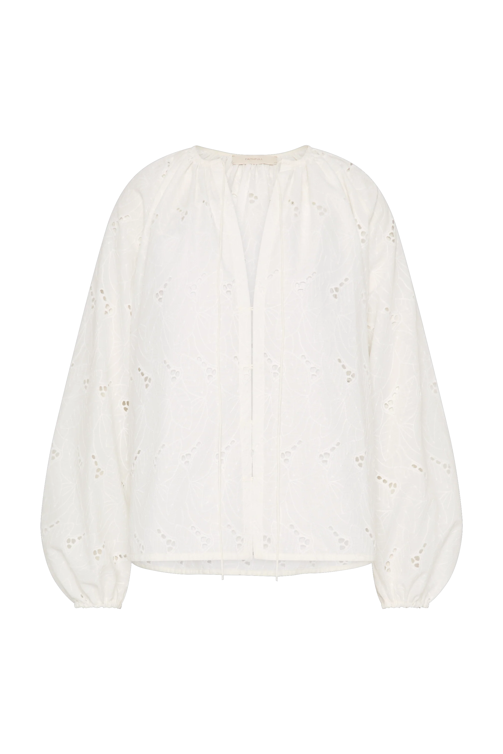Thora Blouse Birgitta Broderie Anglaise White - Final Sale - Image 7