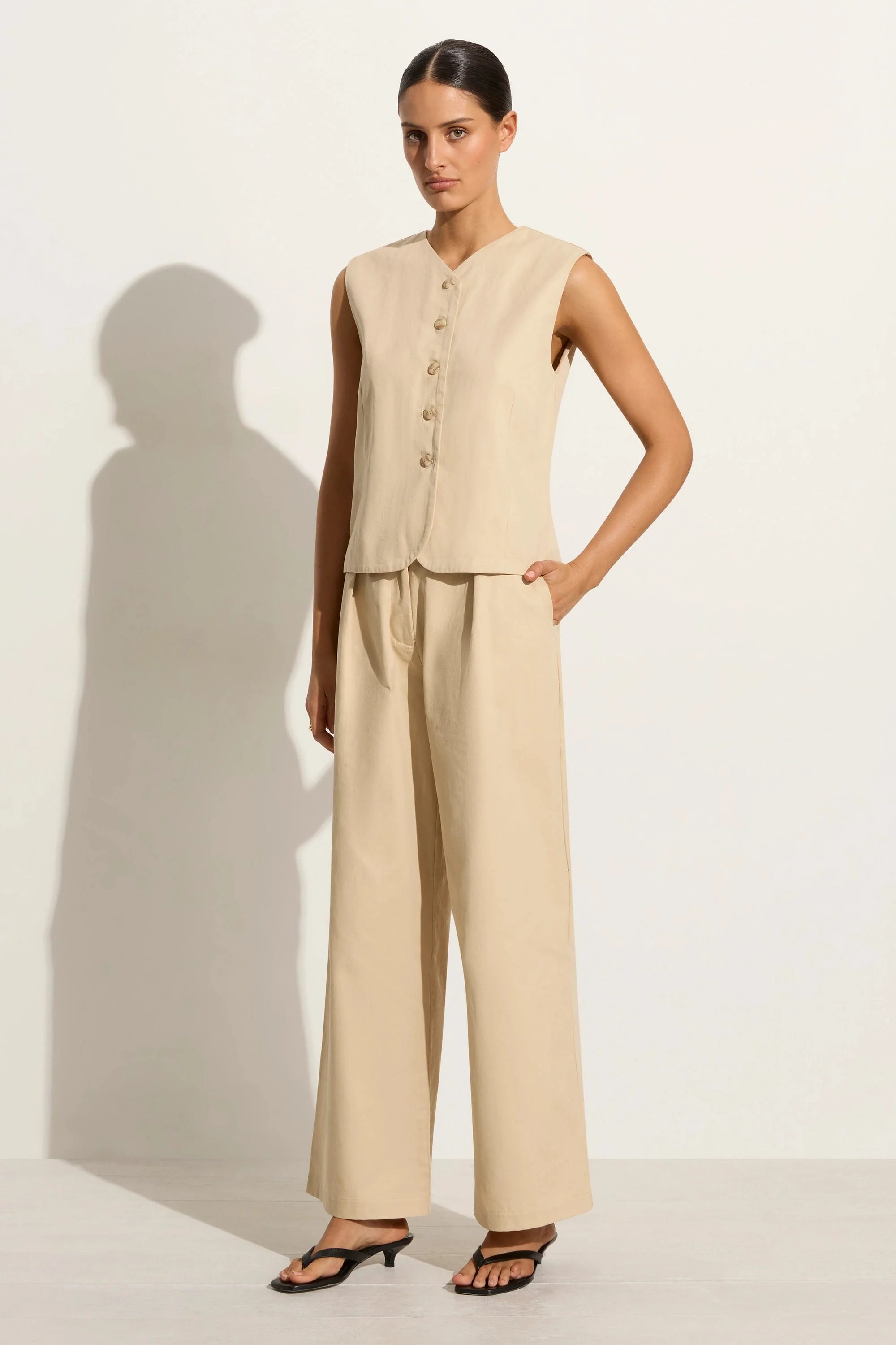 Udine Pant Bleached Sand - Final Sale - Image 3