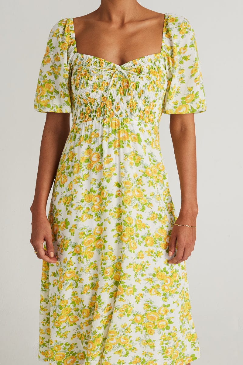Velika Midi Dress Morello Floral Print - Final Sale - Image 2