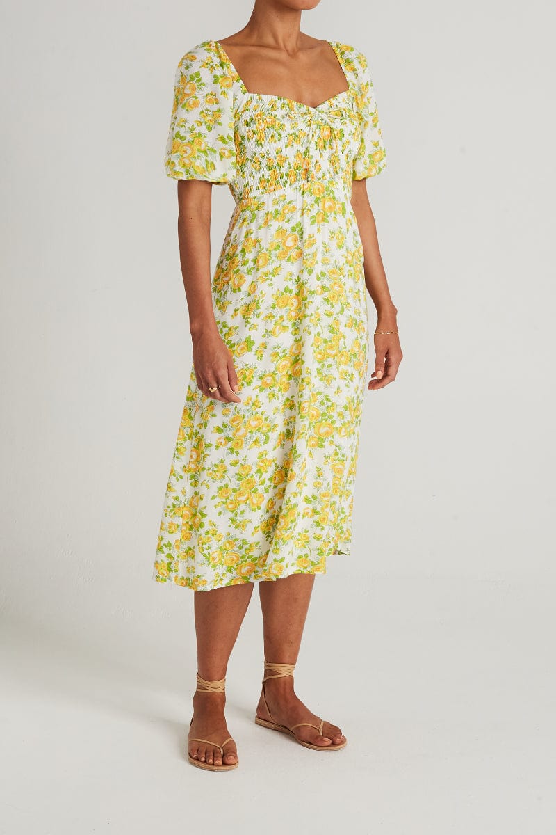 Velika Midi Dress Morello Floral Print - Final Sale - Image 3