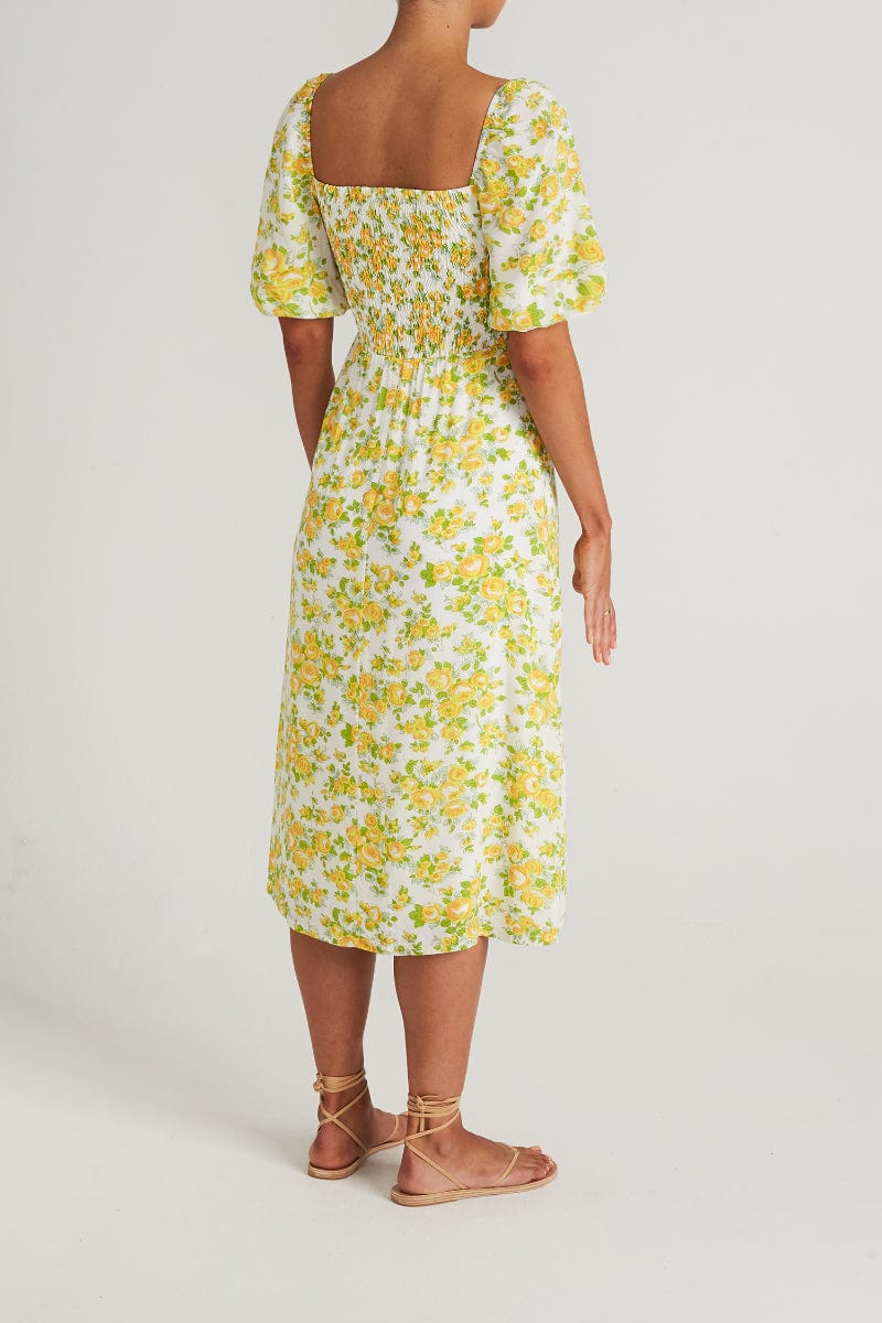 Velika Midi Dress Morello Floral Print - Final Sale - Image 4