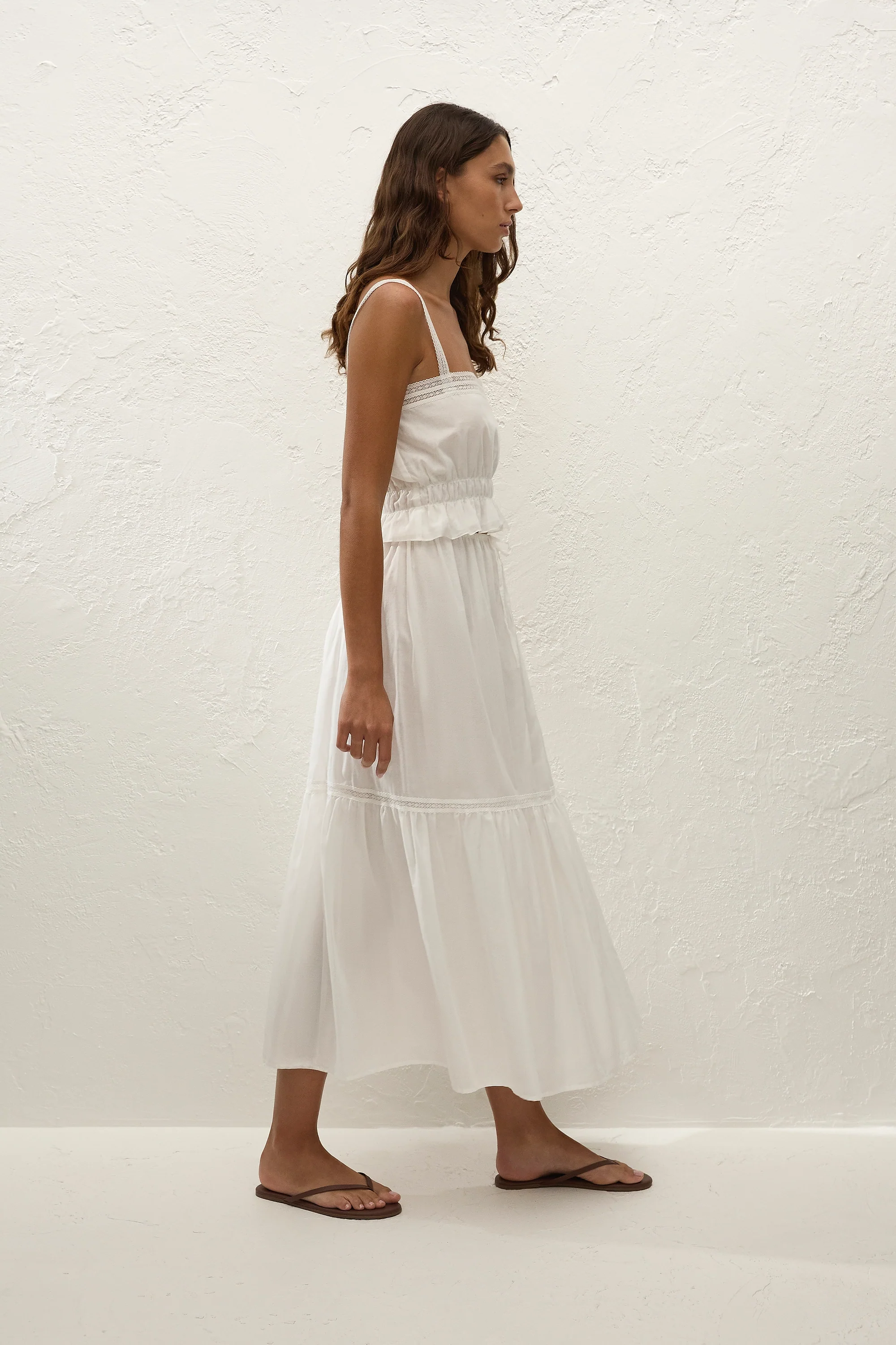 Venta Midi Skirt White - Image 3