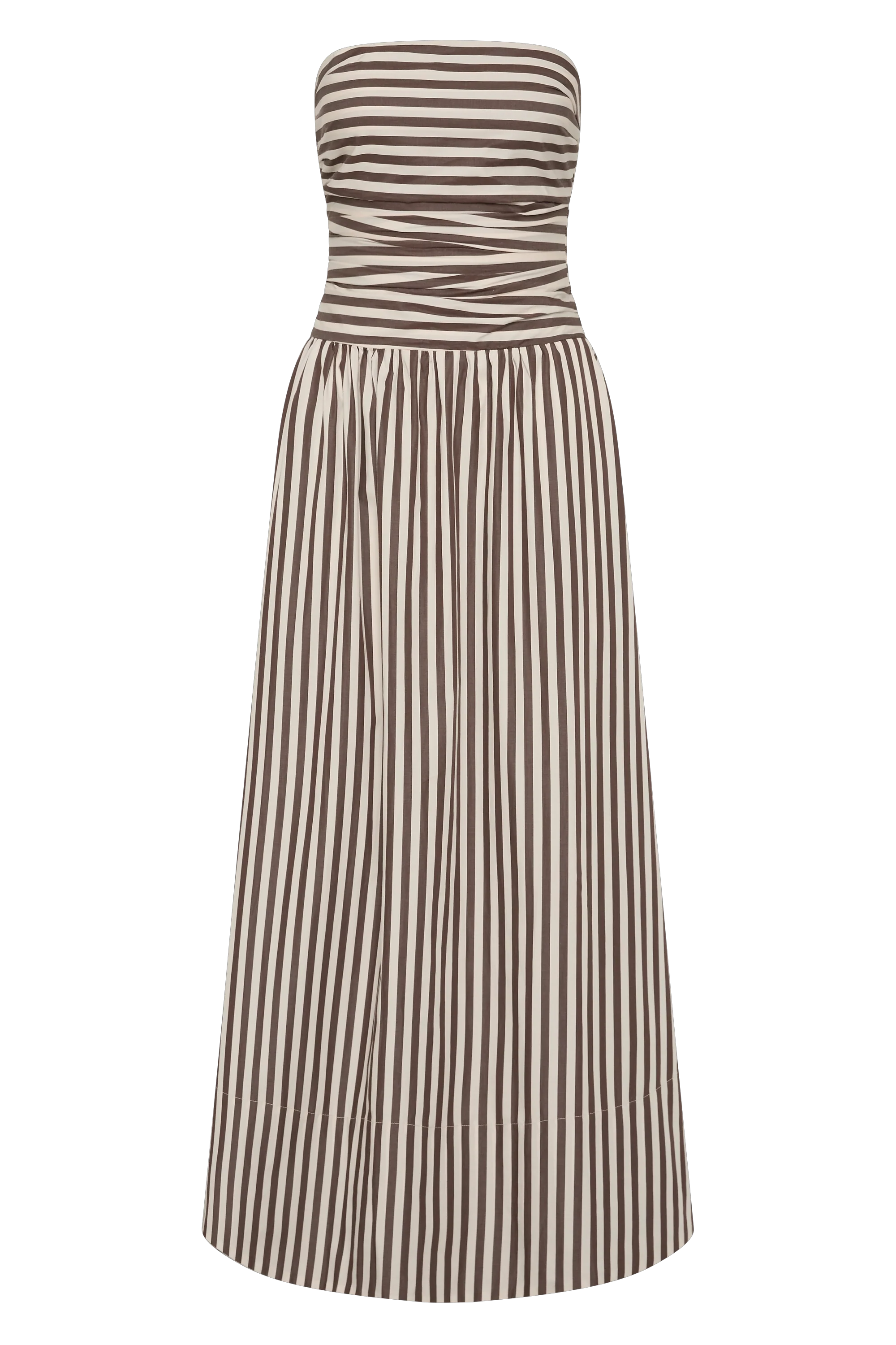 Vera Maxi Dress Norway Stripe Espresso - Final Sale - Image 7