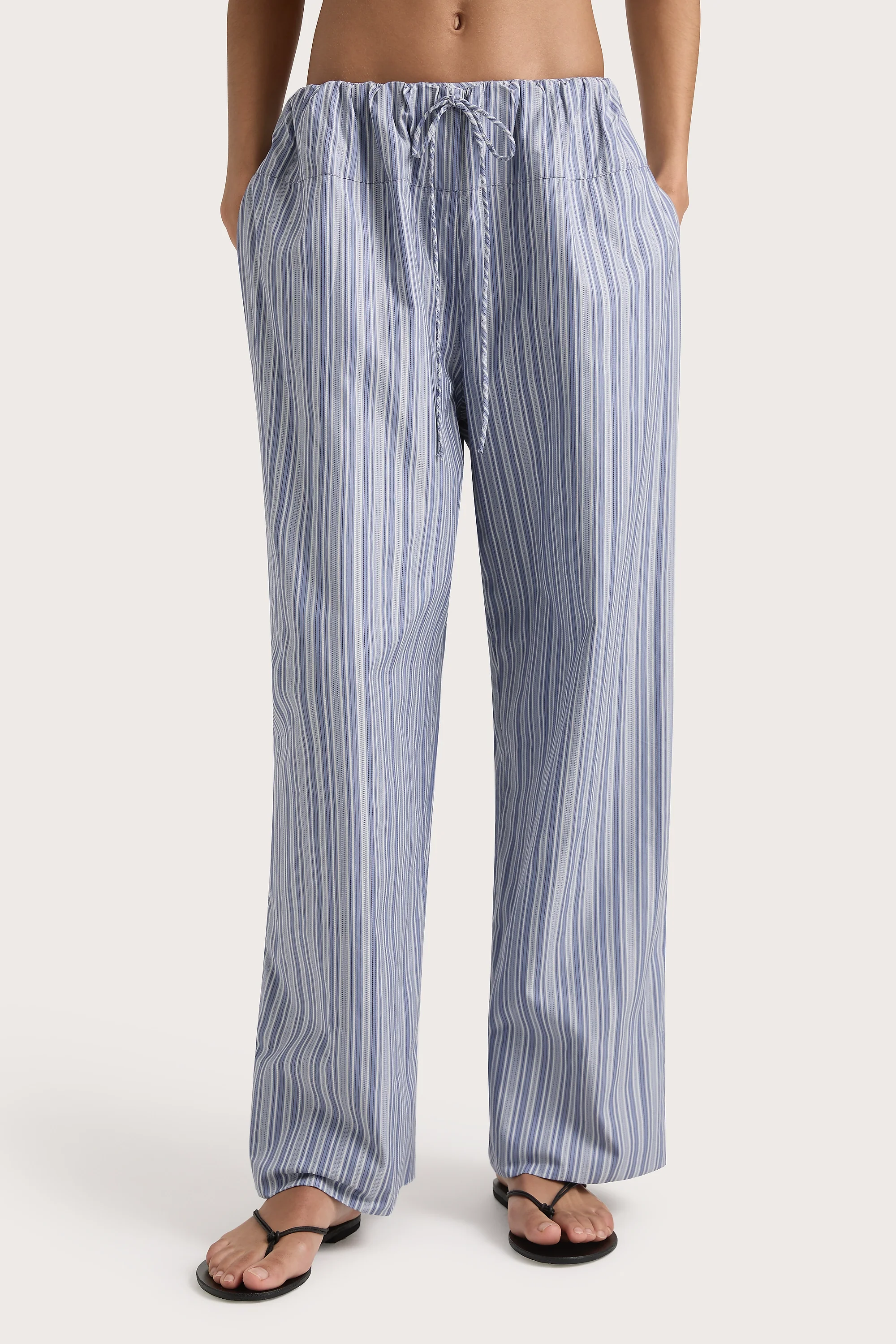 Vieu Relaxed Pant Blue Stripe - Final Sale - Image 2