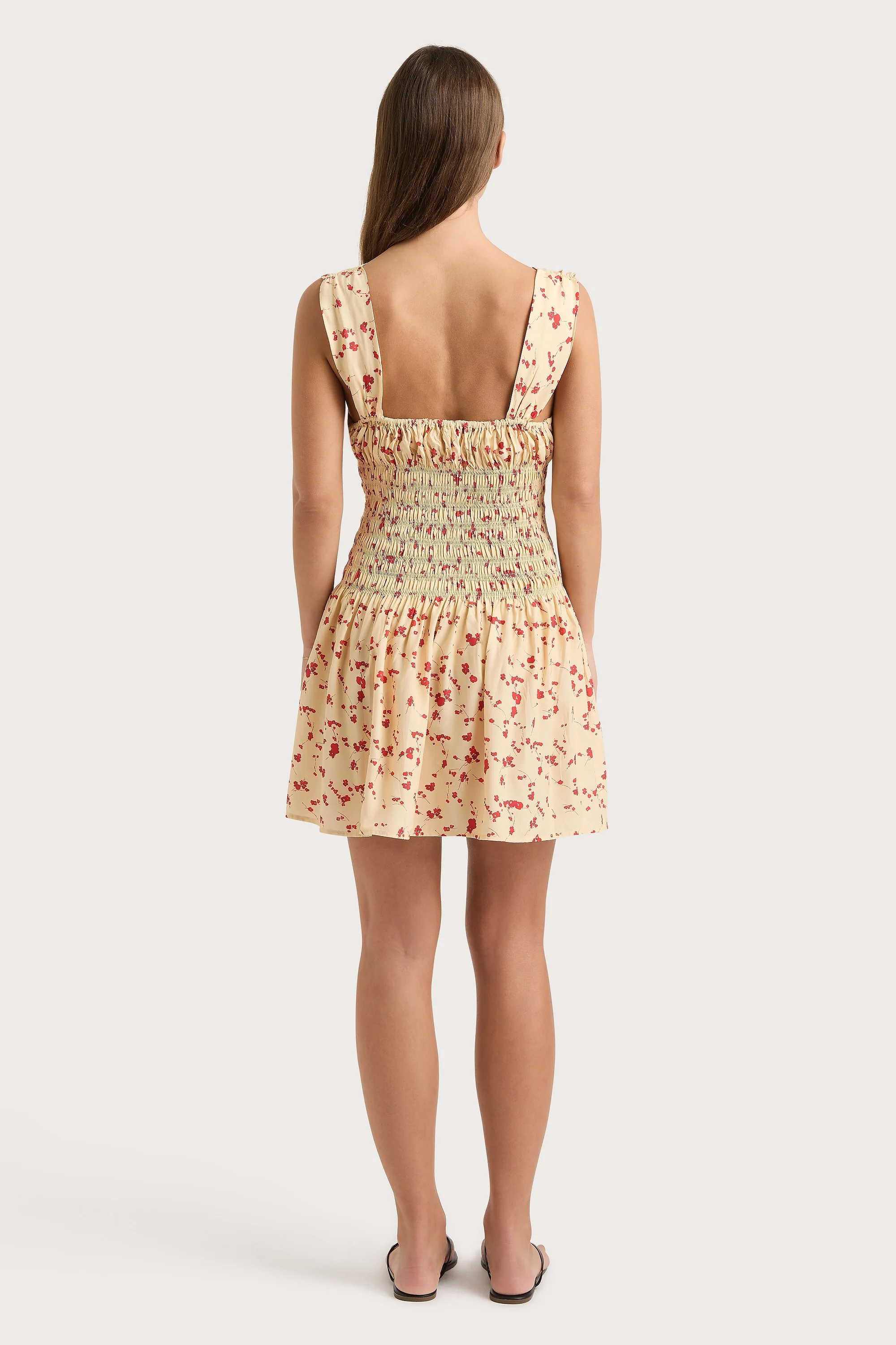 Yerres Mini Dress Blossom Yellow - Final Sale - Image 4