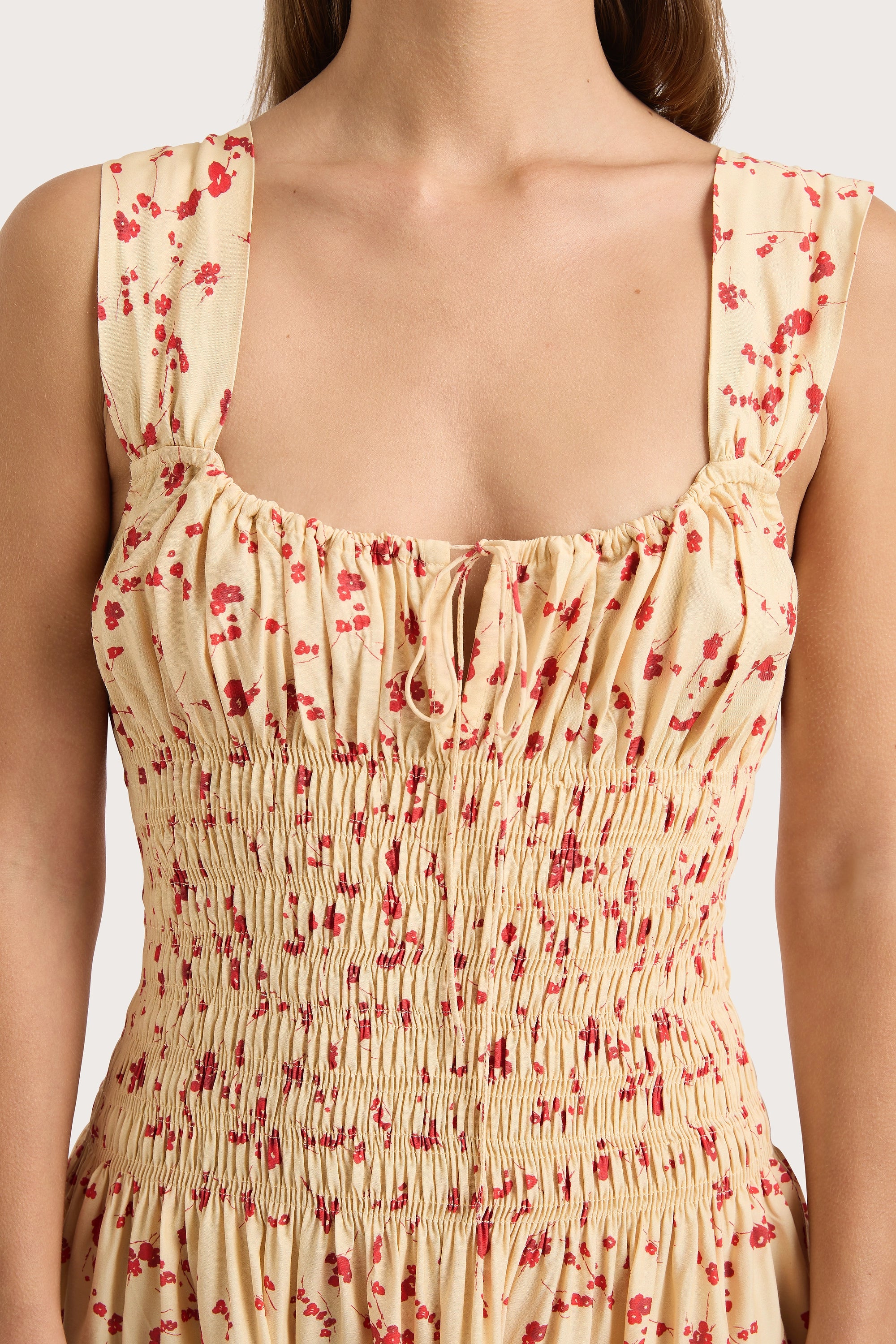 Yerres Mini Dress Blossom Yellow - Final Sale - Image 5