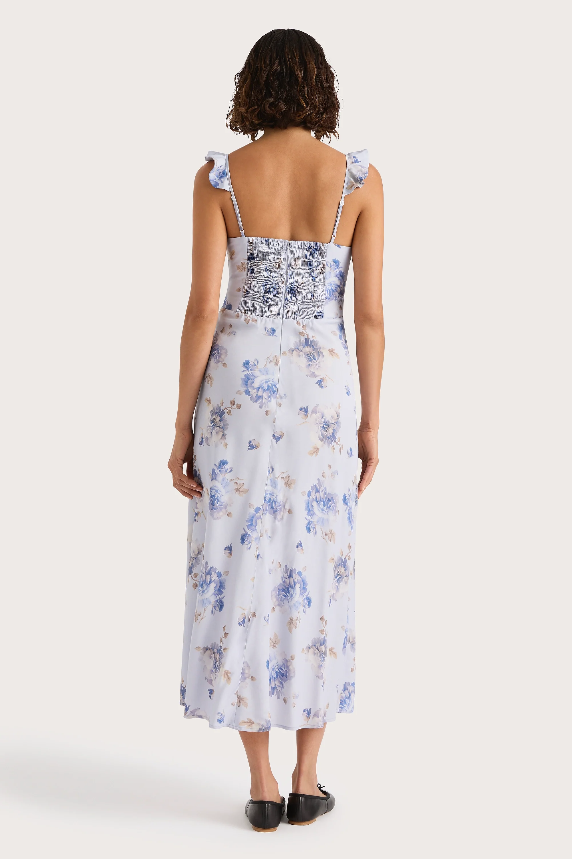 Yvonne Midi Dress Leona Floral Lilac - Final Sale - Image 6